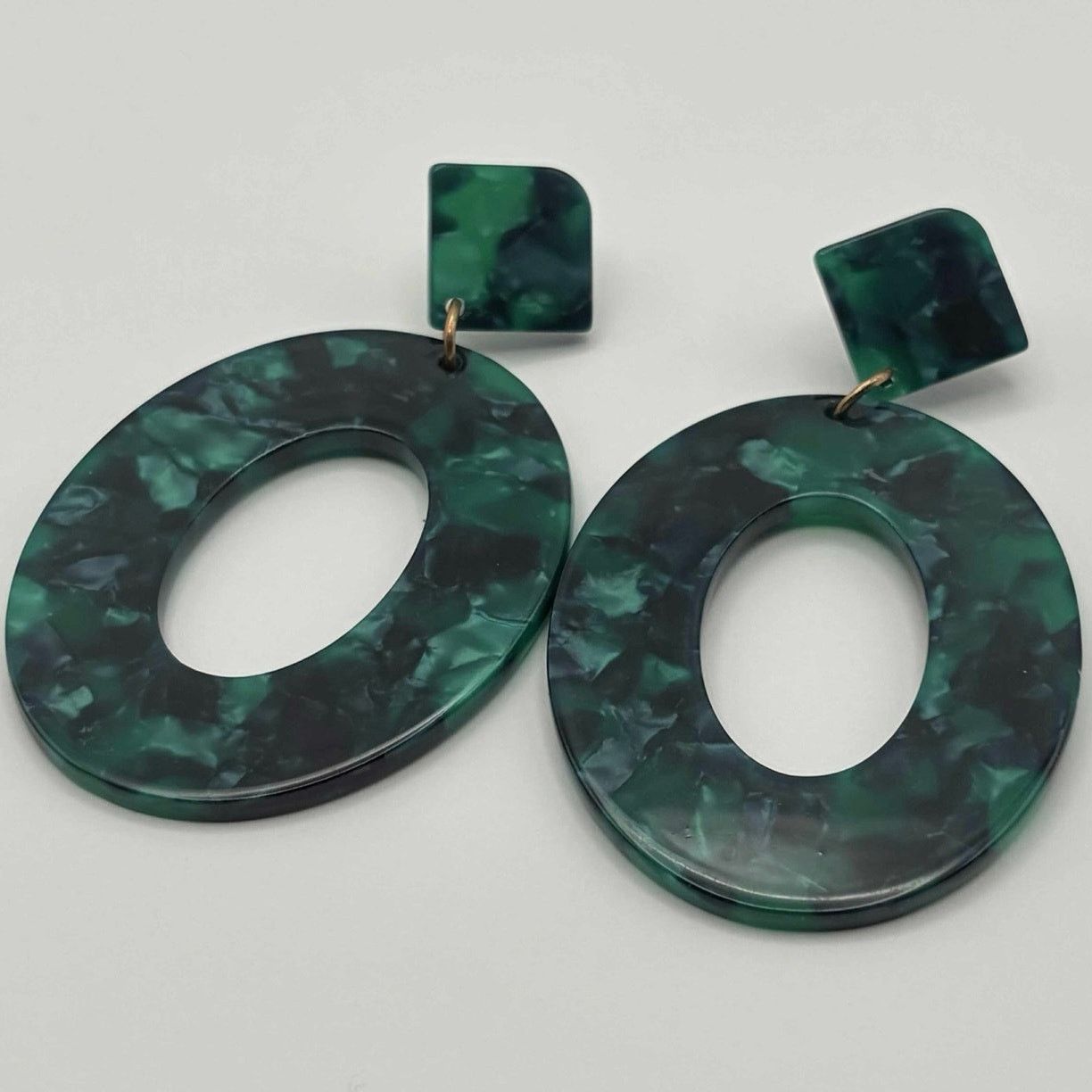 Other Green Forest Marble Drops Earrings Size ONE SIZE - 3 Thumbnail