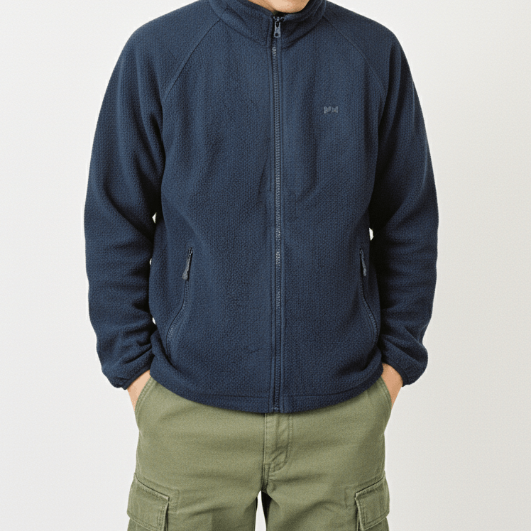 Helly Hansen Vintage Helly Hansen Plain Fleece Light Jacket Sweater Size US L / EU 52-54 / 3 - 1 Thumbnail