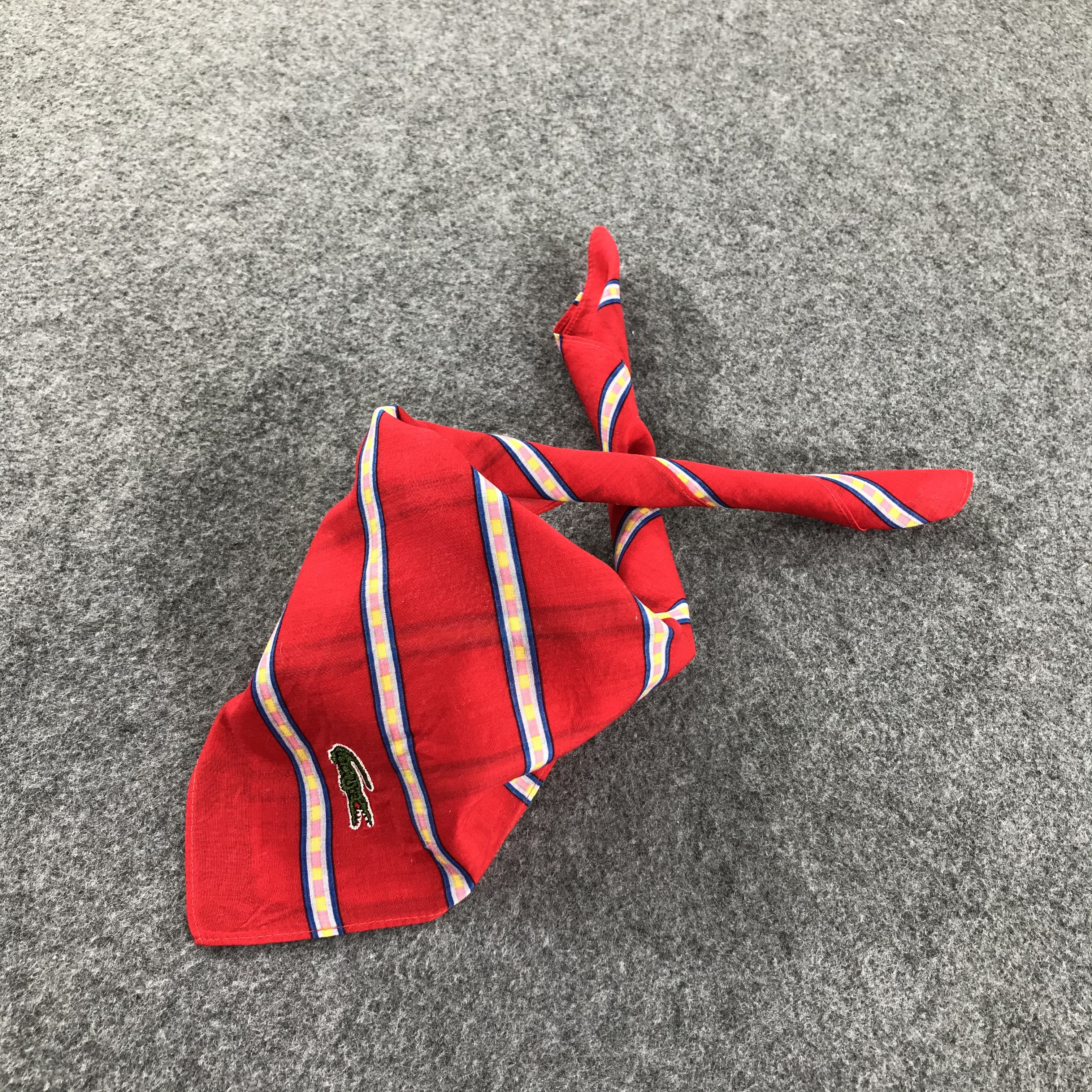 Lacoste × Vintage Lacoste Handkerchief Bandana Neckerchief SCT098 Size ONE SIZE - 2 Thumbnail