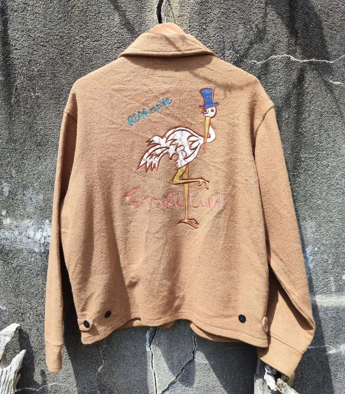 Designer × Vintage Vintage “Stork Club” Embroidered Jacket – Rose Sutherland Size US L / EU 52-54 / 3 - 1 Thumbnail