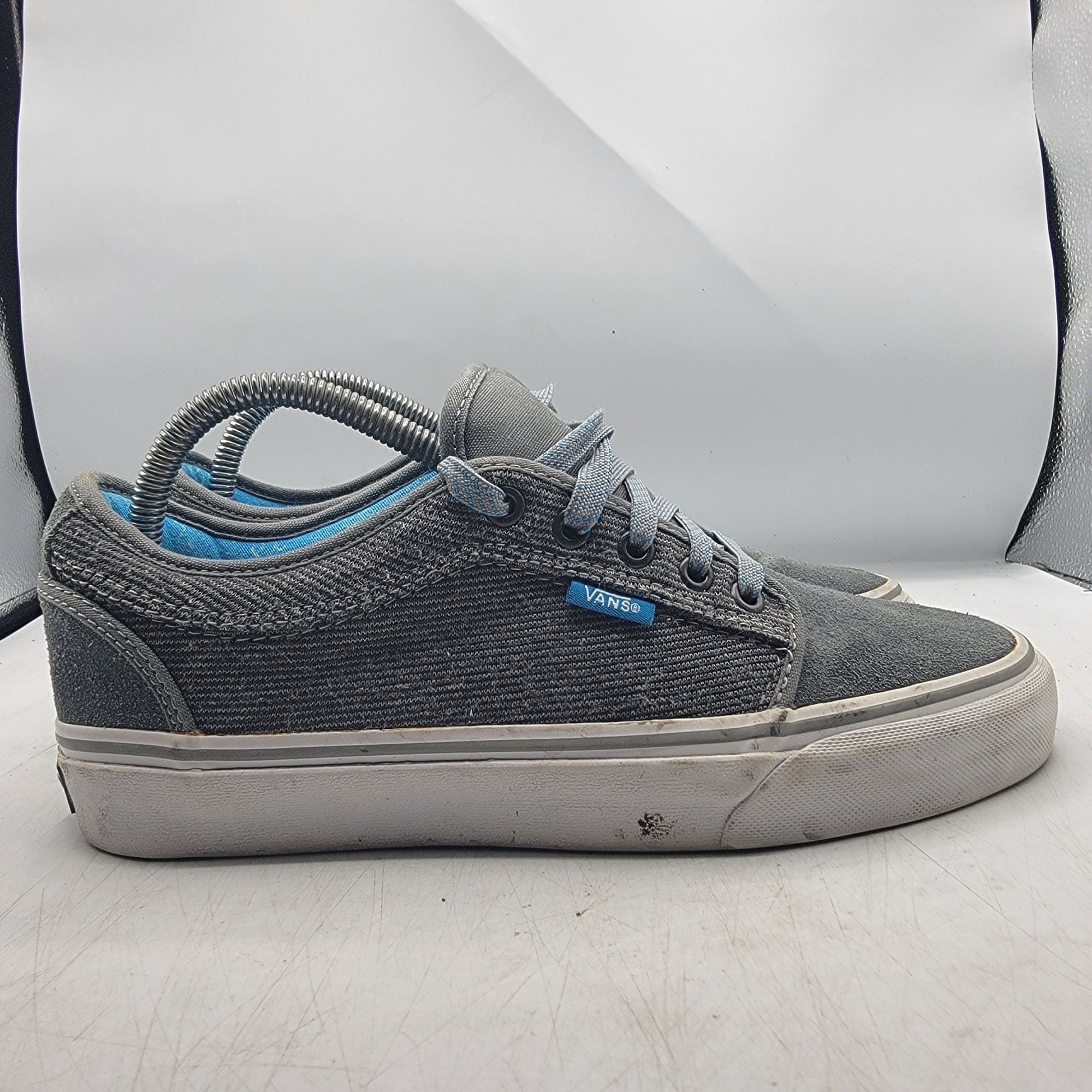Vans Vans Chukka Low Mens 7.5 Gray Blue Sneaker Shoes Skateboardi Size US 7.5 / EU 40-41 - 13 Thumbnail