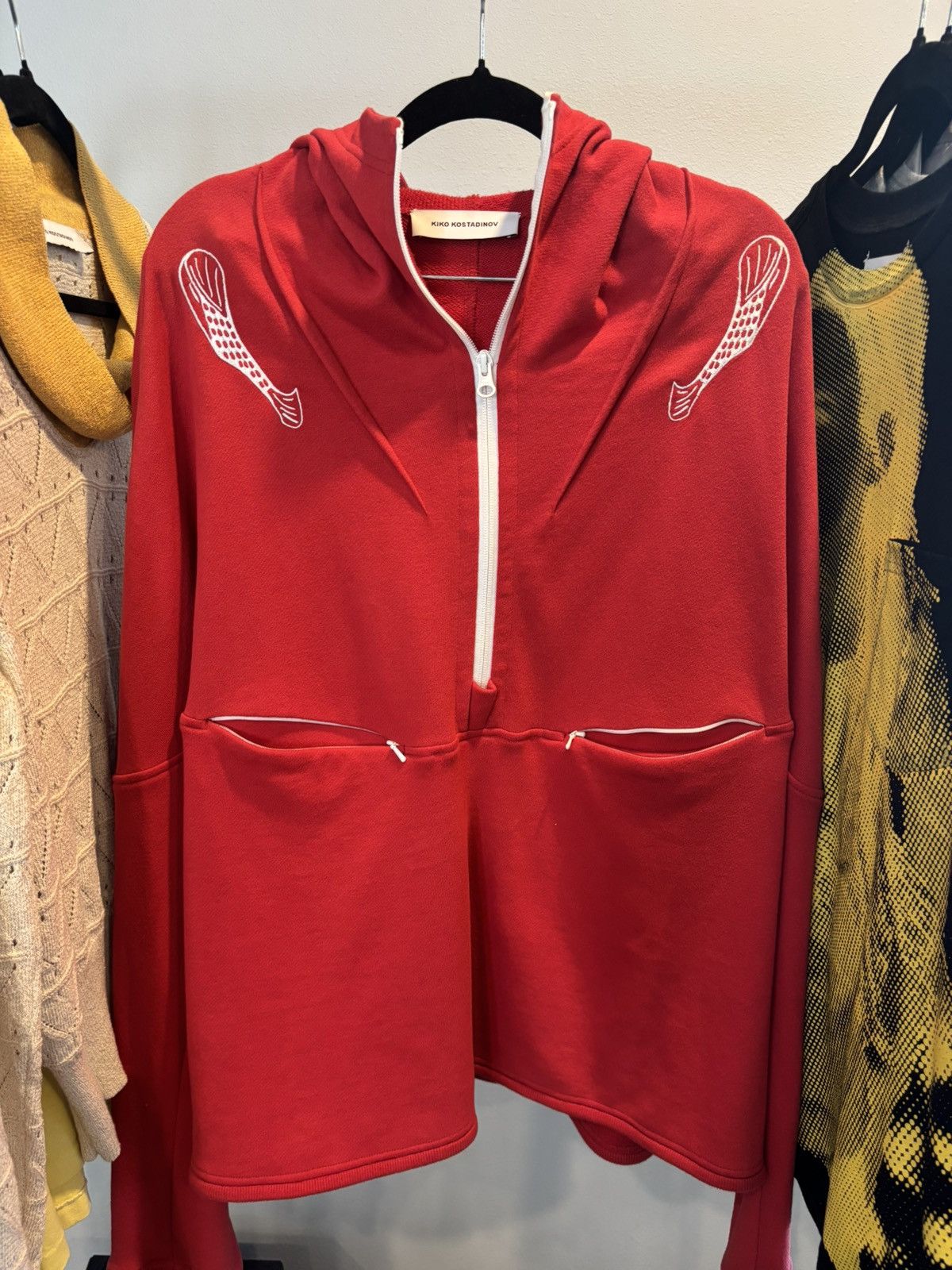 Kiko Kostadinov Kiko Kostadinov🧣Red Bindra Hoodie Size US M / EU 48-50 / 2 - 3 Thumbnail
