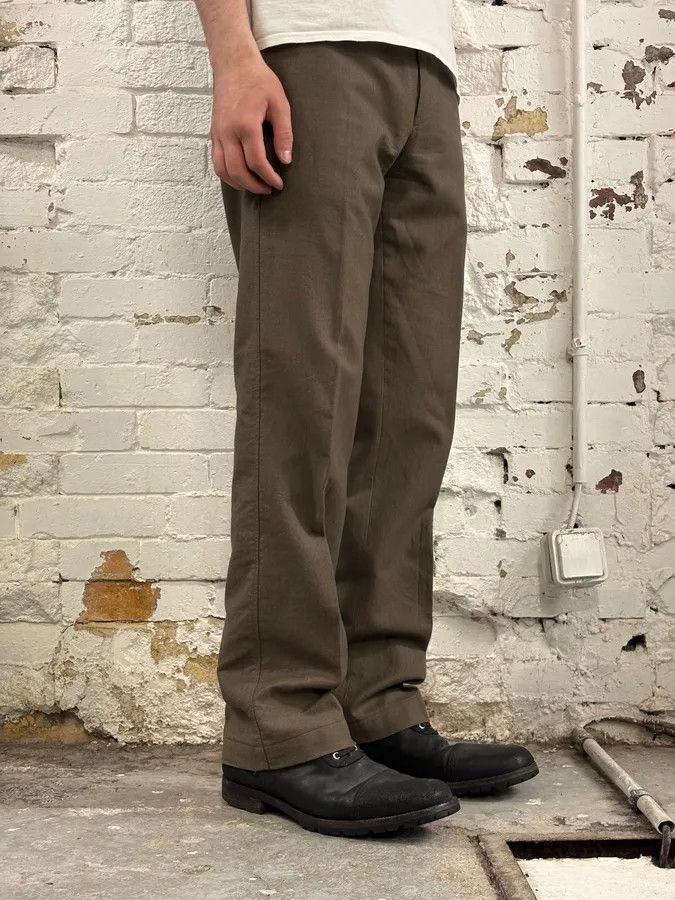 Dries Van Noten Dries Van Noten Brown Straight Pants Size US 30 / EU 46 - 4 Thumbnail
