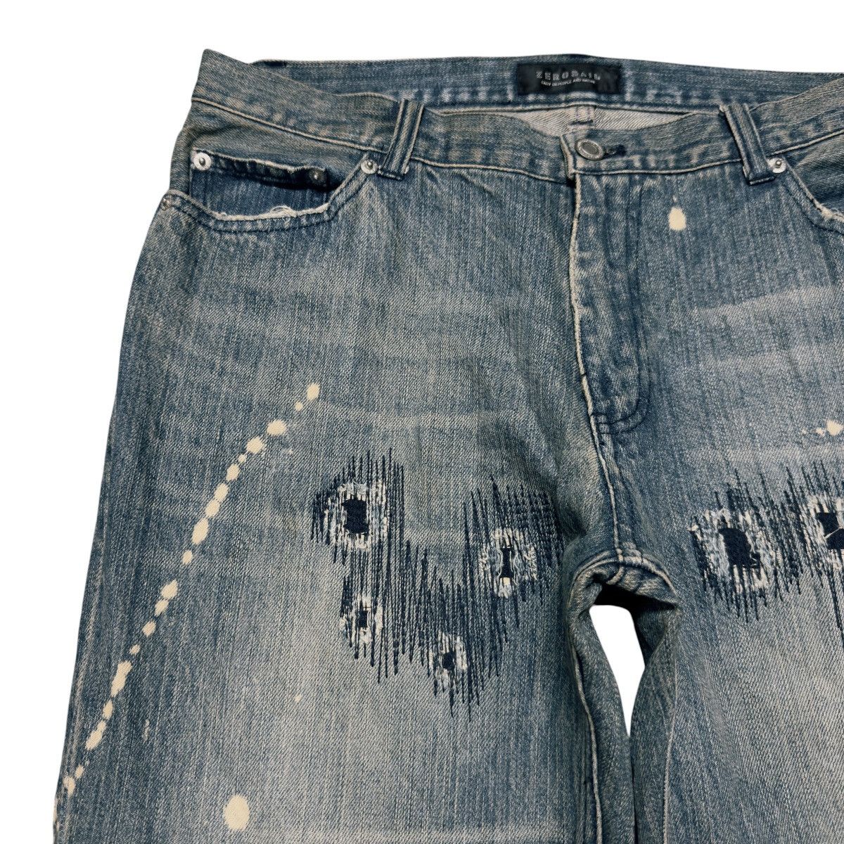 Japanese Brand Zerosail Denim Grunge Jeans Number Nine Size US 33 - 4 Thumbnail