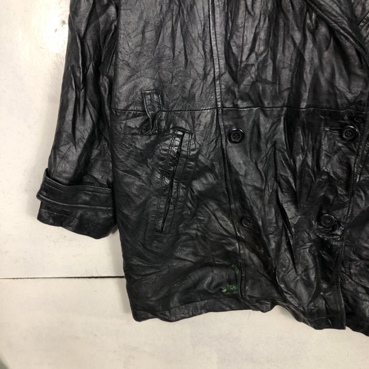 Pelle Pelle 📌Vintage Biker Leather Jacket Gullit Men Issey Miyake Size US M / EU 48-50 / 2 - 6 Thumbnail