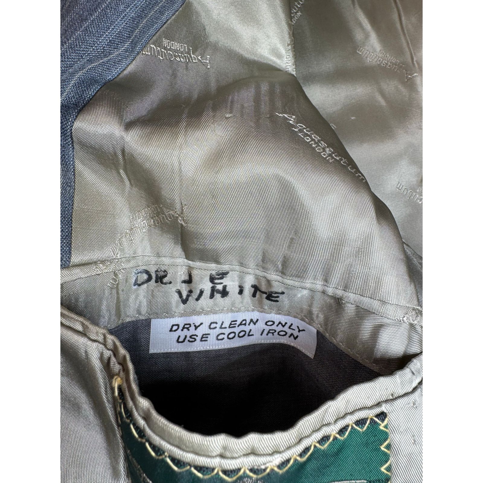 Aquascutum 70s VTG Aquascutum London Gray Pinstripe Suit 40R 34x33 Size 40R - 4 Thumbnail
