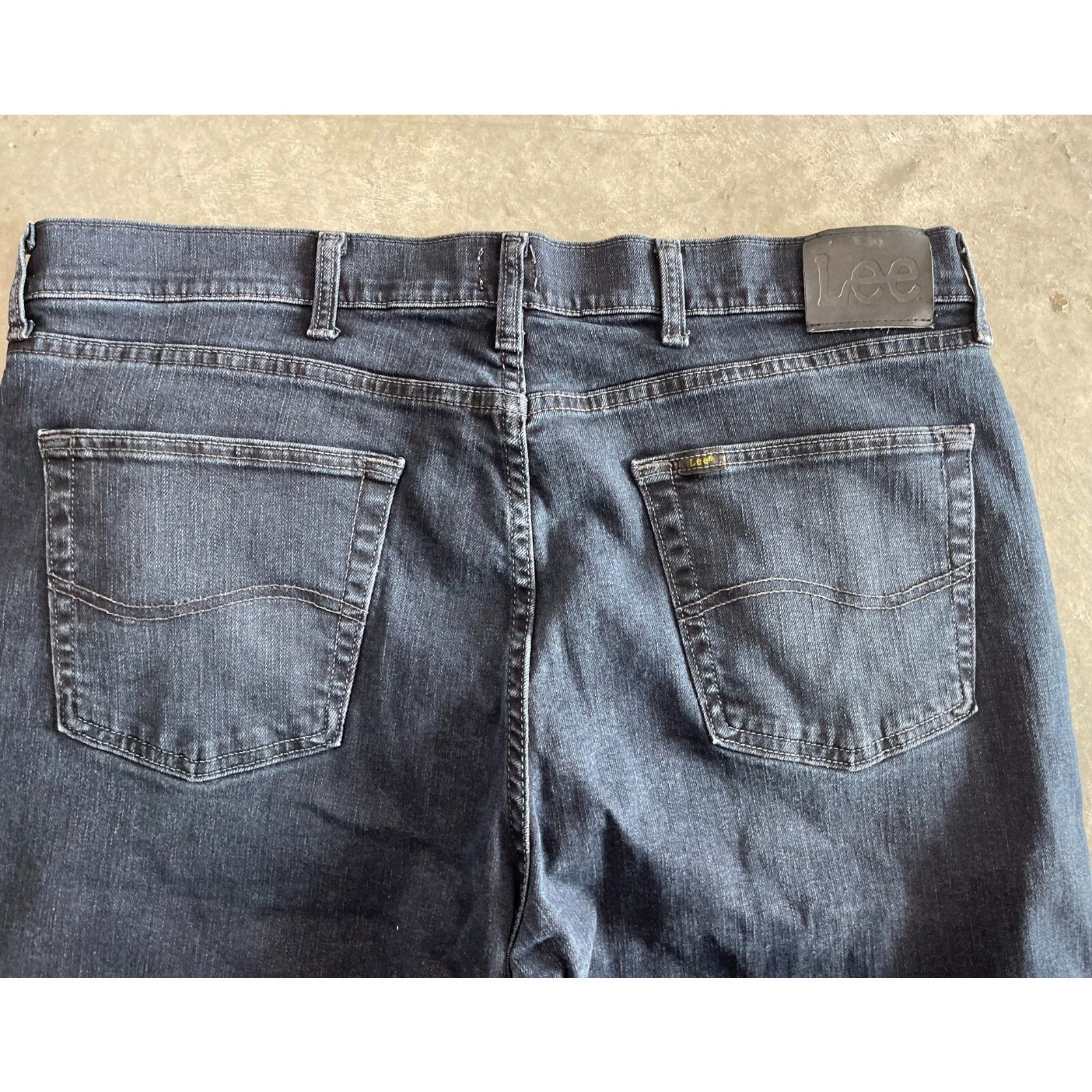 Lee VTG Y2K 90S LEE DENIM 38 X 32 STRAIGHT LEG SKATER BAGGY BLUE Size US 38 / EU 54 - 9 Thumbnail