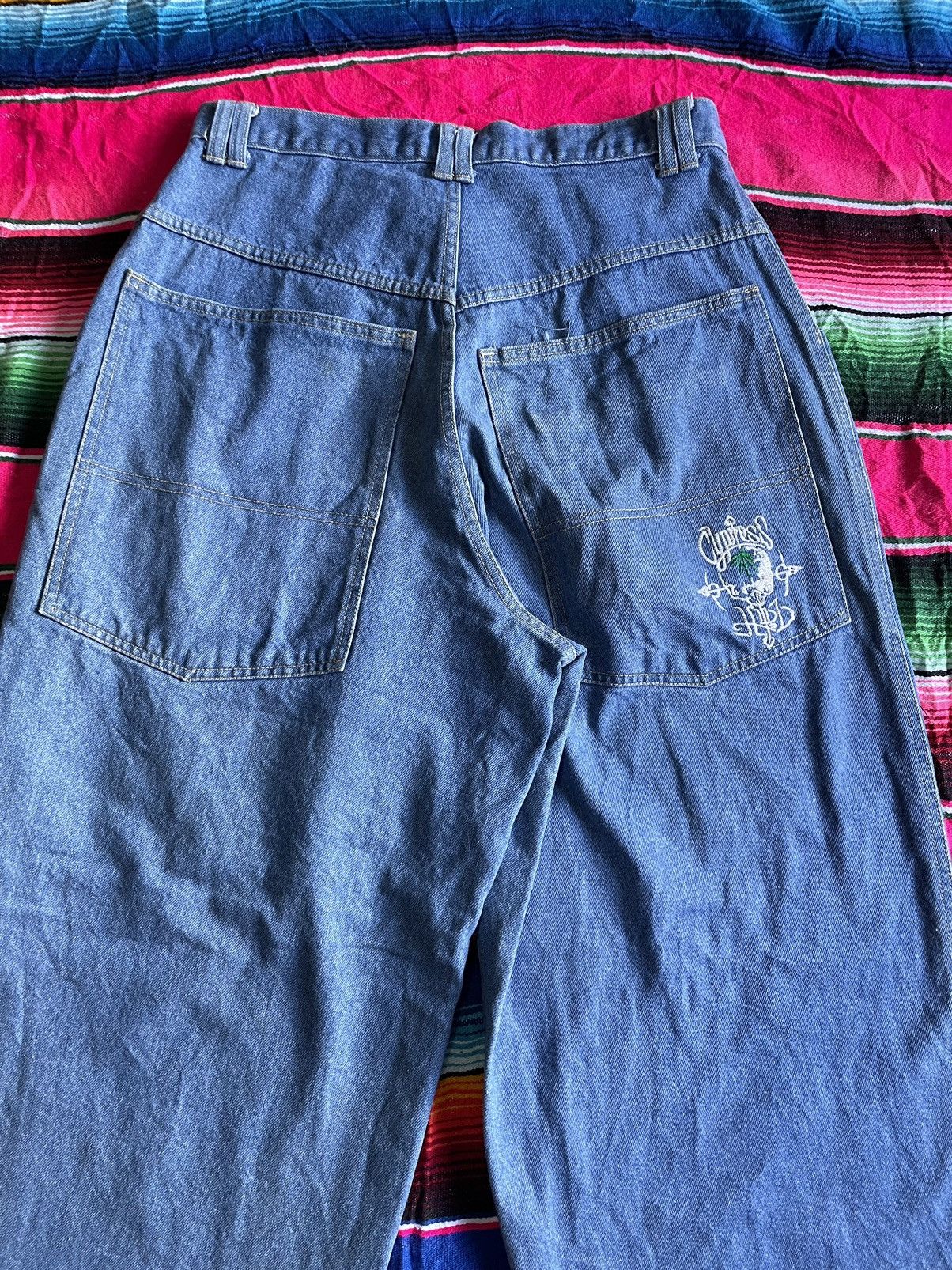 Rap Tees Vintage 90s Cypress Hill baggy hip hop denim pants Size US 31 - 5 Thumbnail