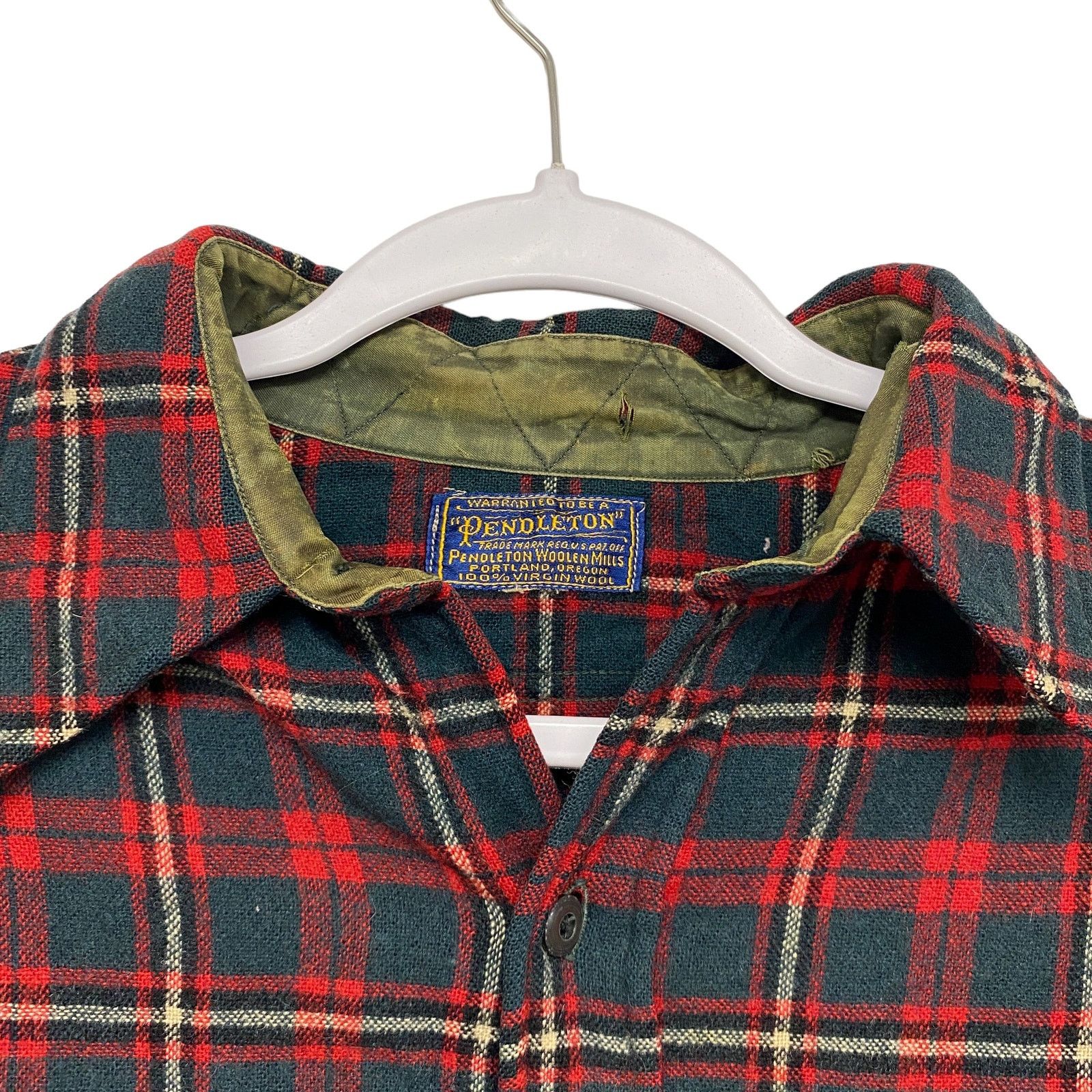 Pendleton Vintage Pendleton Mens USA Wool Long Sleeve Button Up Shirt Size US L / EU 52-54 / 3 - 6 Thumbnail