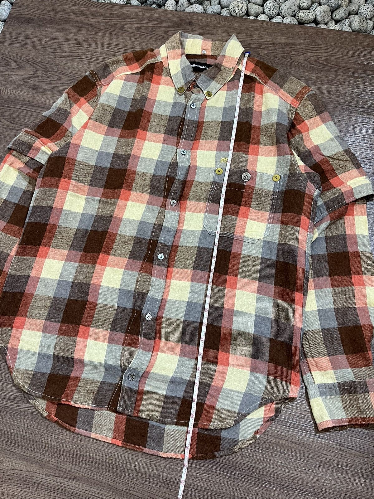 mercibeaucoup Issey Miyake by Mercibeaucoup Double Sleeve Flannel Shirt Size US L / EU 52-54 / 3 - 19 Thumbnail