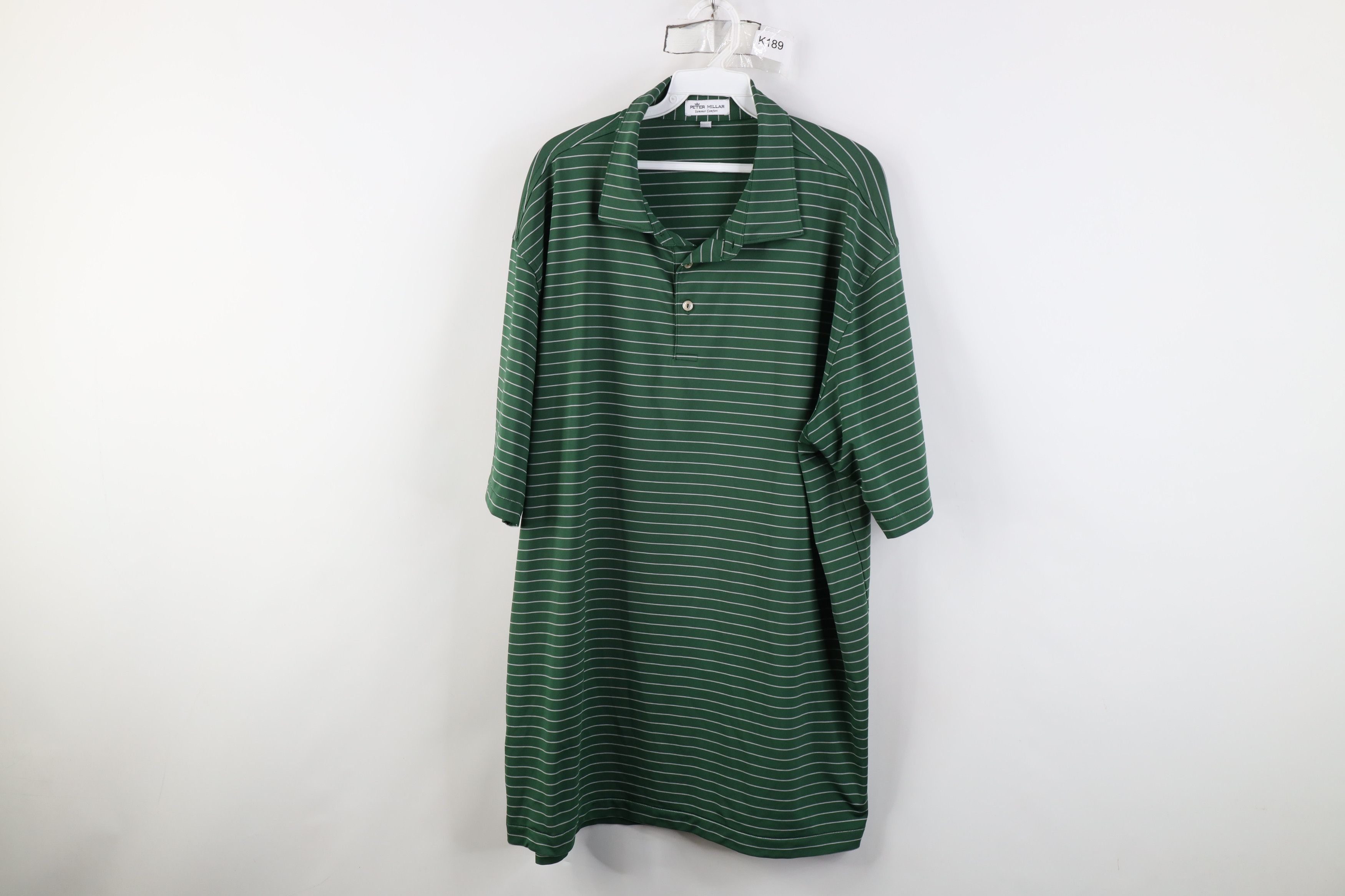 Peter Millar Peter Millar Summer Comfort Striped Knit Golf Polo Shirt Size US XXL / EU 58 / 5 - 1 Thumbnail