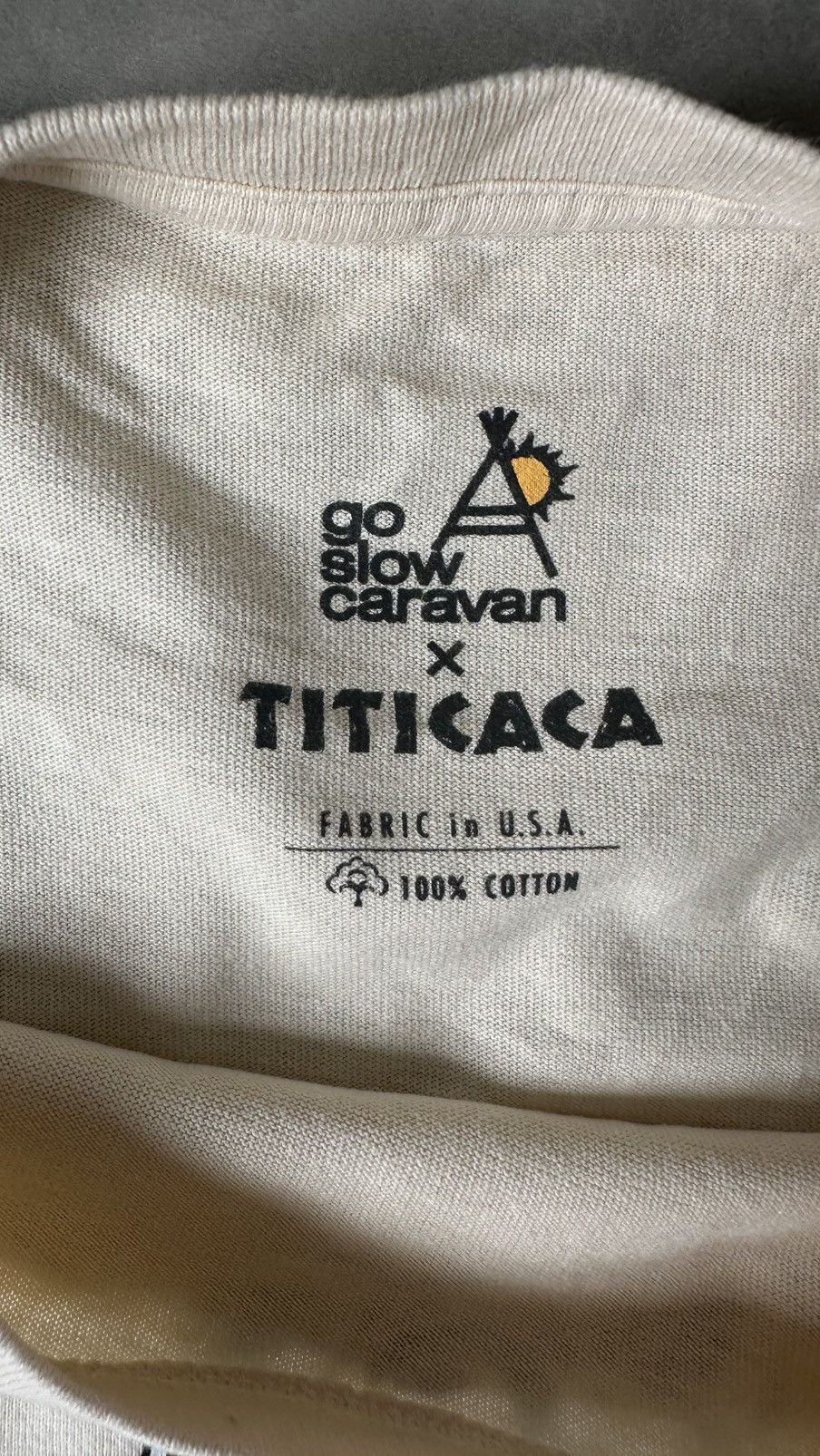 go slow caravan GO SLOW CARAVAN X TITICACA TEE Size US L / EU 52-54 / 3 - 5 Thumbnail