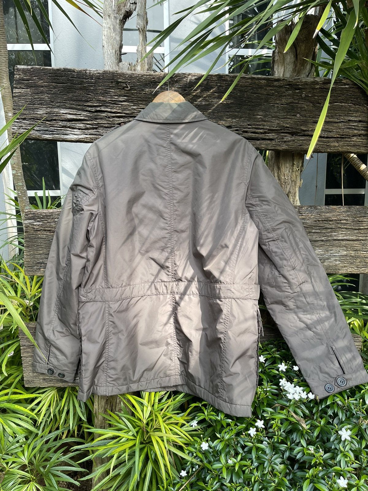 Armani Collezioni Armani Collezioni Lightweight Nylon Jacket - Size 52 Size US L / EU 52-54 / 3 - 11 Thumbnail