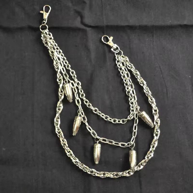 Jewelry Gothic Punk Chain Pants Jeans Size ONE SIZE - 2 Thumbnail