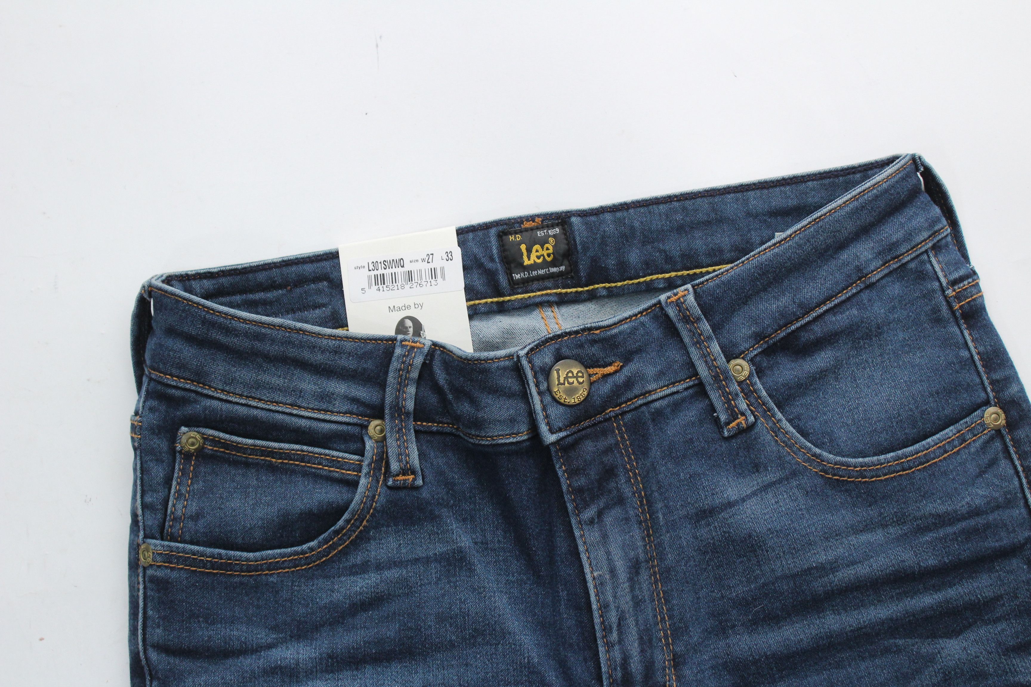 Lee Lee Marion Regular Straght 27/33 New Vintage Authentic Size 27" / US 4 / IT 40 - 4 Thumbnail