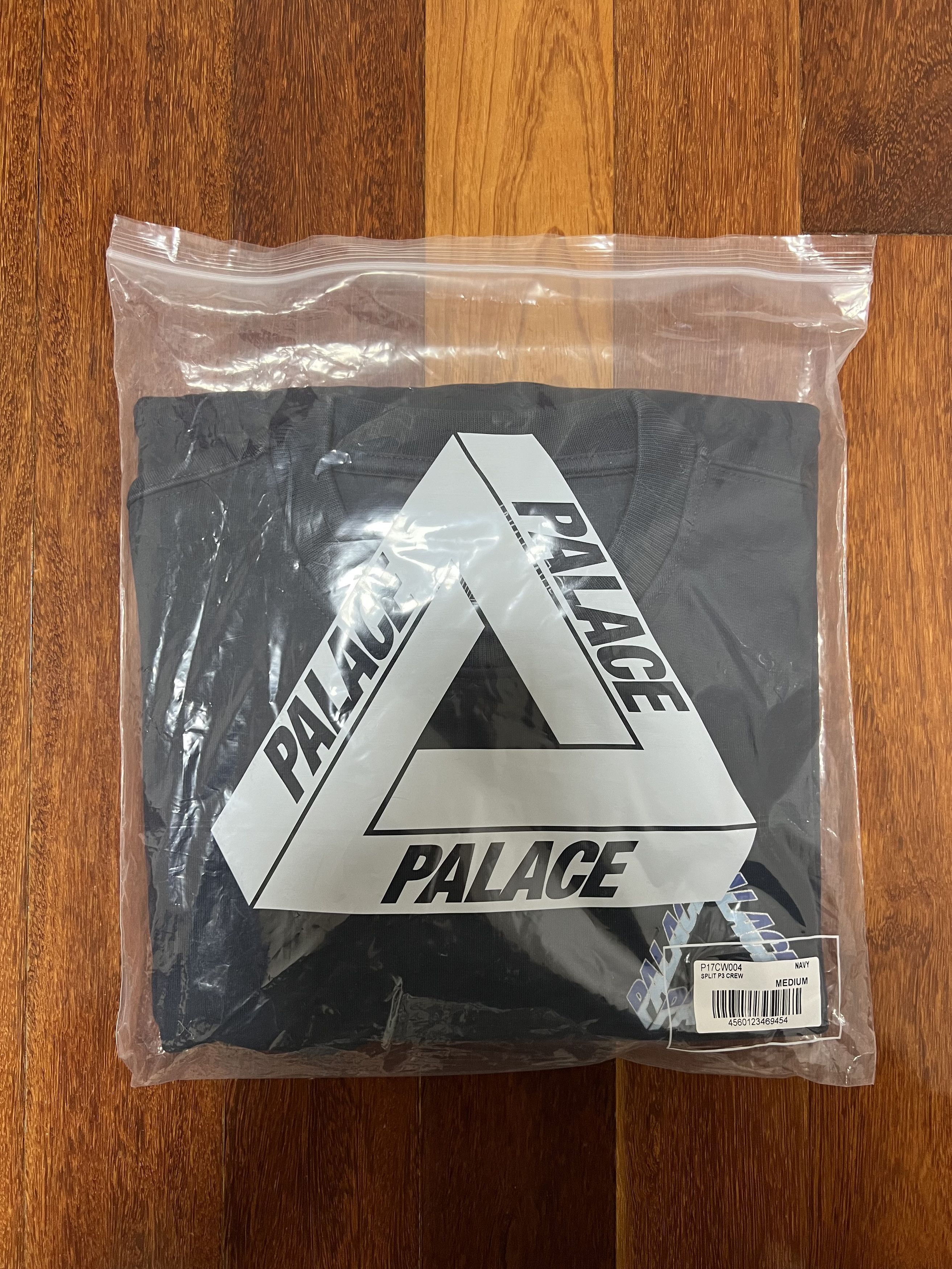 Palace 💚 2019 Palace Split P3 Crew Navy Medium NEW Size US M / EU 48-50 / 2 - 10 Thumbnail