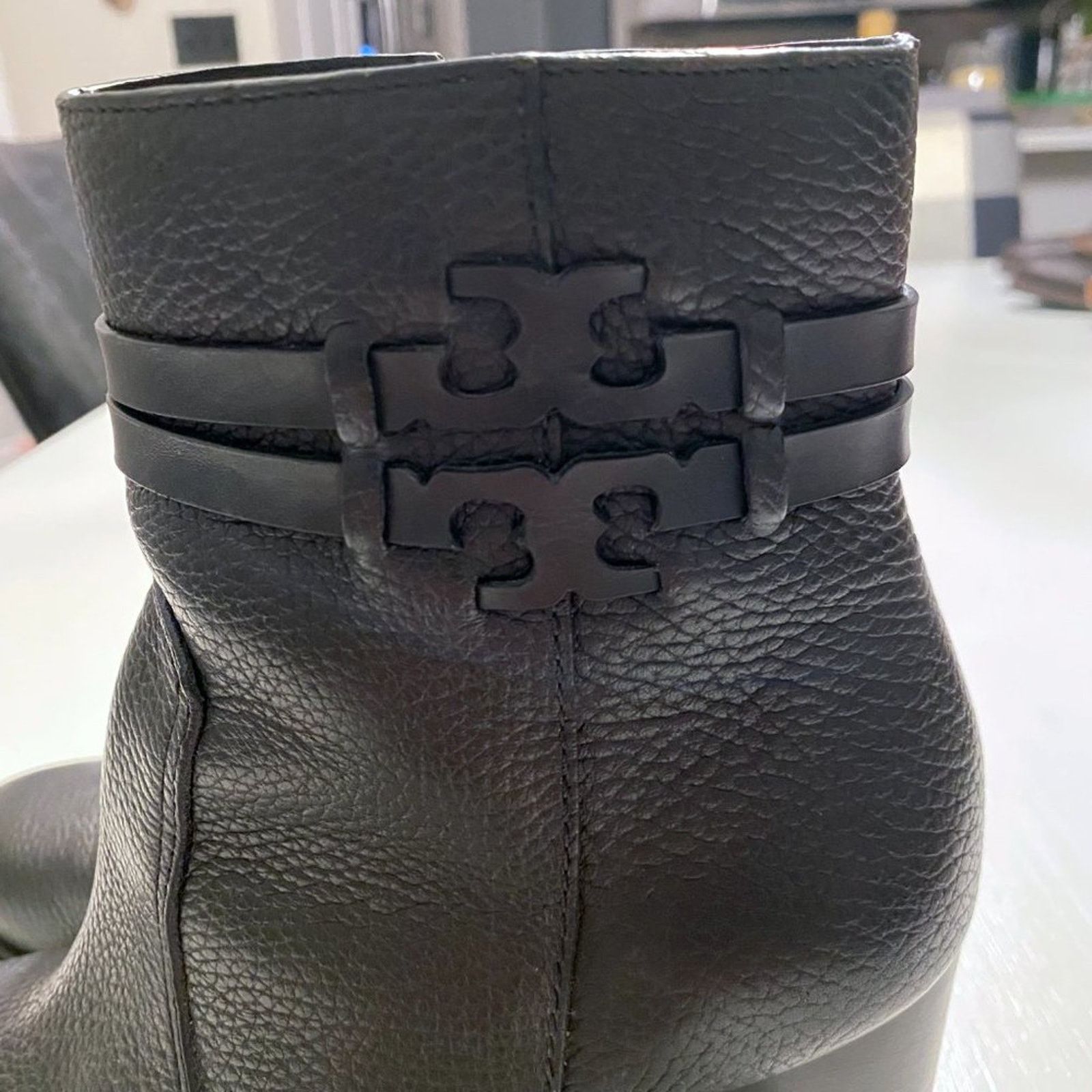 Tory Burch Women's Tory Burch Leigh Lug Sole Black Boots US Size 7 M Size US 7 / IT 37 - 4 Thumbnail