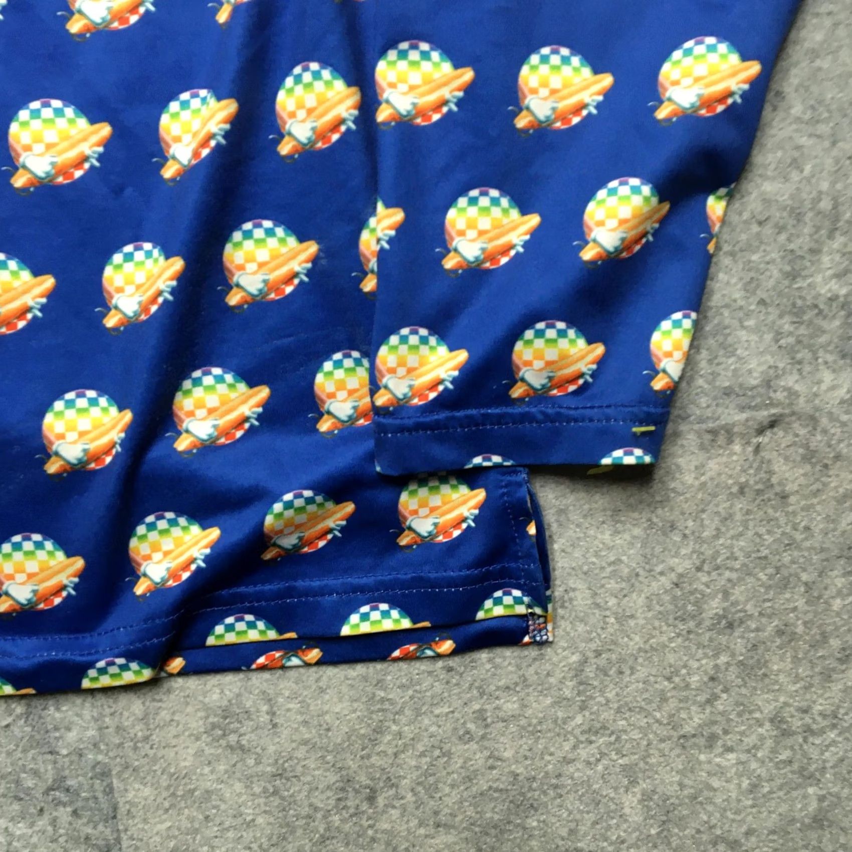 Vintage Grateful Dead x SEC 119 Polo Shirt Mens 3XL Blue Balloon Graphic Print Long Sleeve Polo Shirt Mens XXXL Size US XXL / EU 58 / 5 - 2 Thumbnail