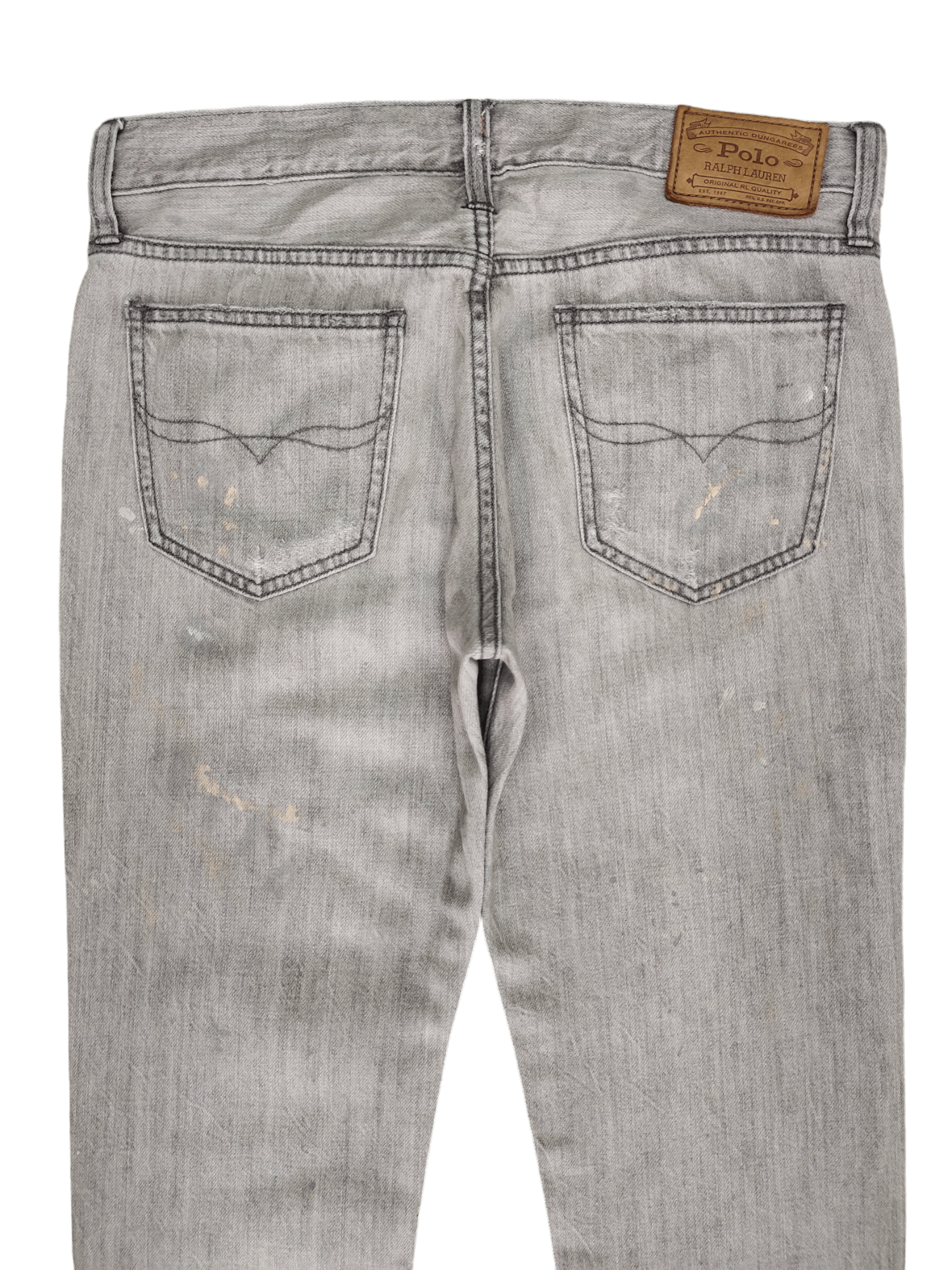 Polo Ralph Lauren Vintage Polo Ralph Lauren Painted Denim Jeans Size US 28 / EU 44 - 10 Thumbnail