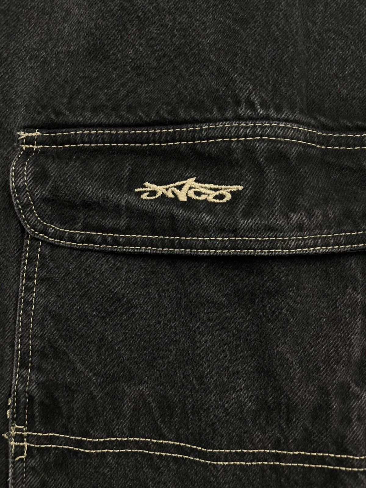 JNCO JNCO XL Denim Vest Vintage JNCO Black Jeans Skate eg Size US XL / EU 56 / 4 - 6 Thumbnail