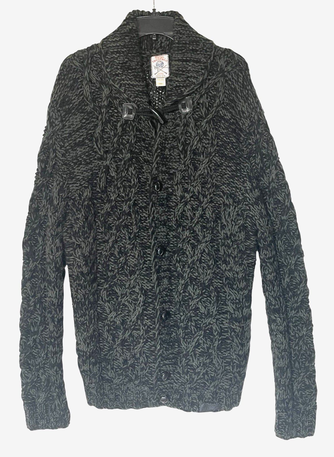 Diesel Diesel Tricot Co Button Front Long Cardigan Sweater Size US XXL / EU 58 / 5 - 1 Thumbnail