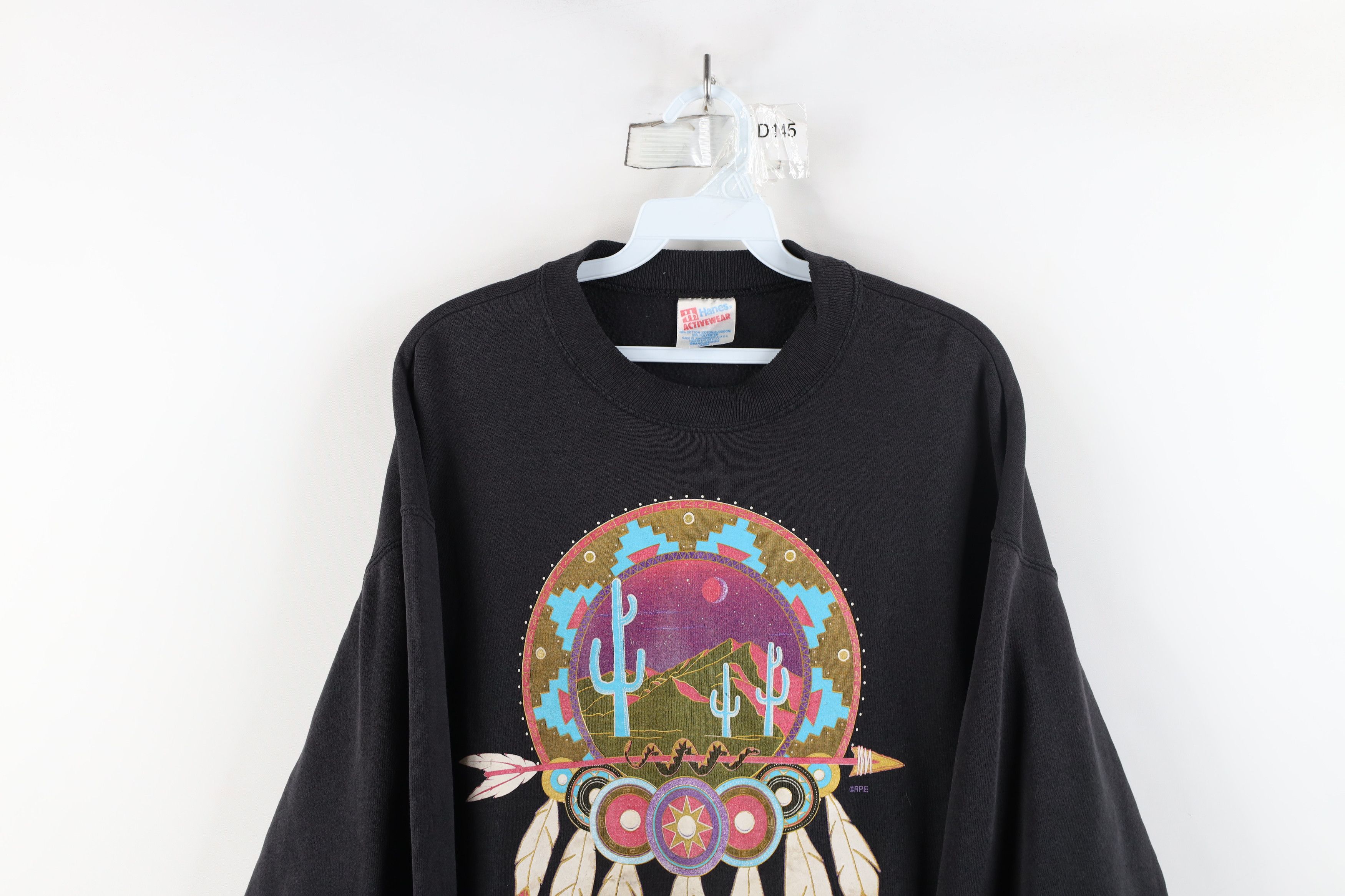 Vintage Vintage 90s Streetwear Vegas Southwestern Desert Sweatshirt Size L / US 10 / IT 46 - 2 Thumbnail