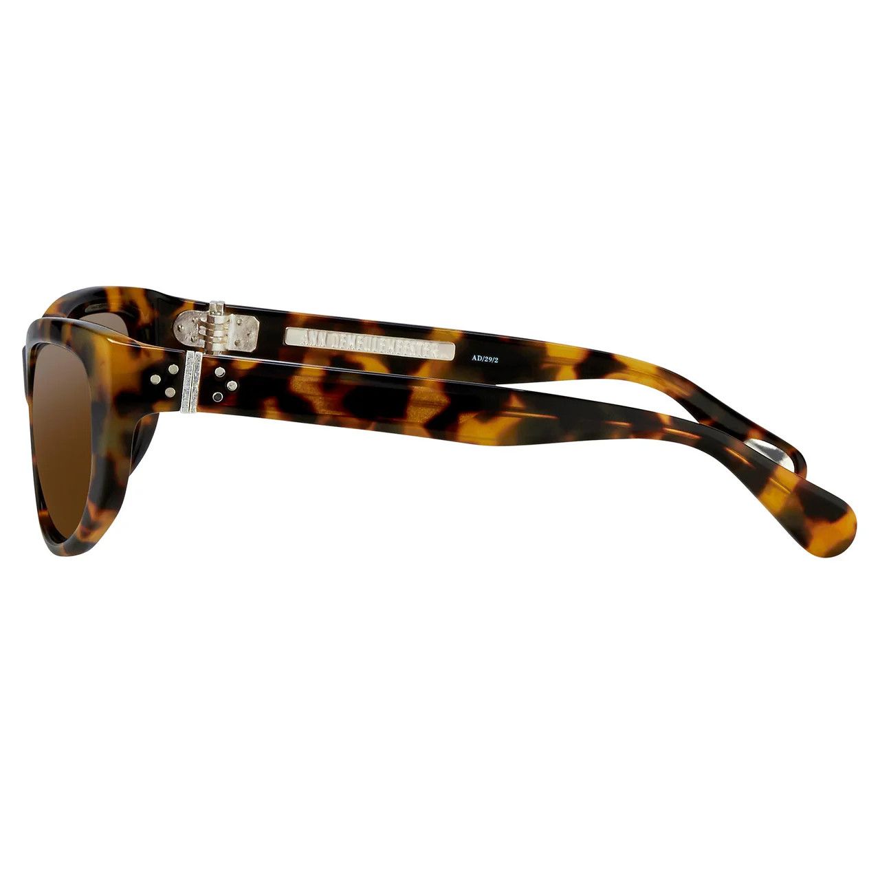 Ann Demeulemeester Ann Demeulemeester Sunglasses Cat Eye Tortoise and Brown Size ONE SIZE - 9 Thumbnail