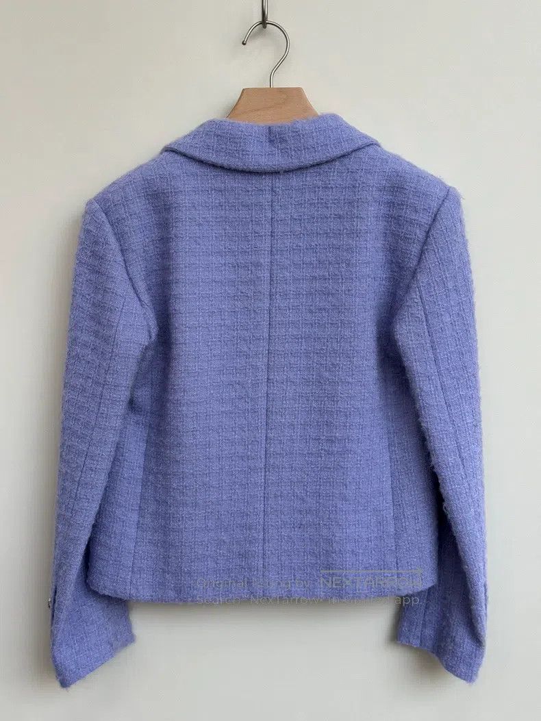 Chanel Chanel 21k lilac short tweed coat Size XS / US 0-2 / IT 36-38 - 4 Thumbnail