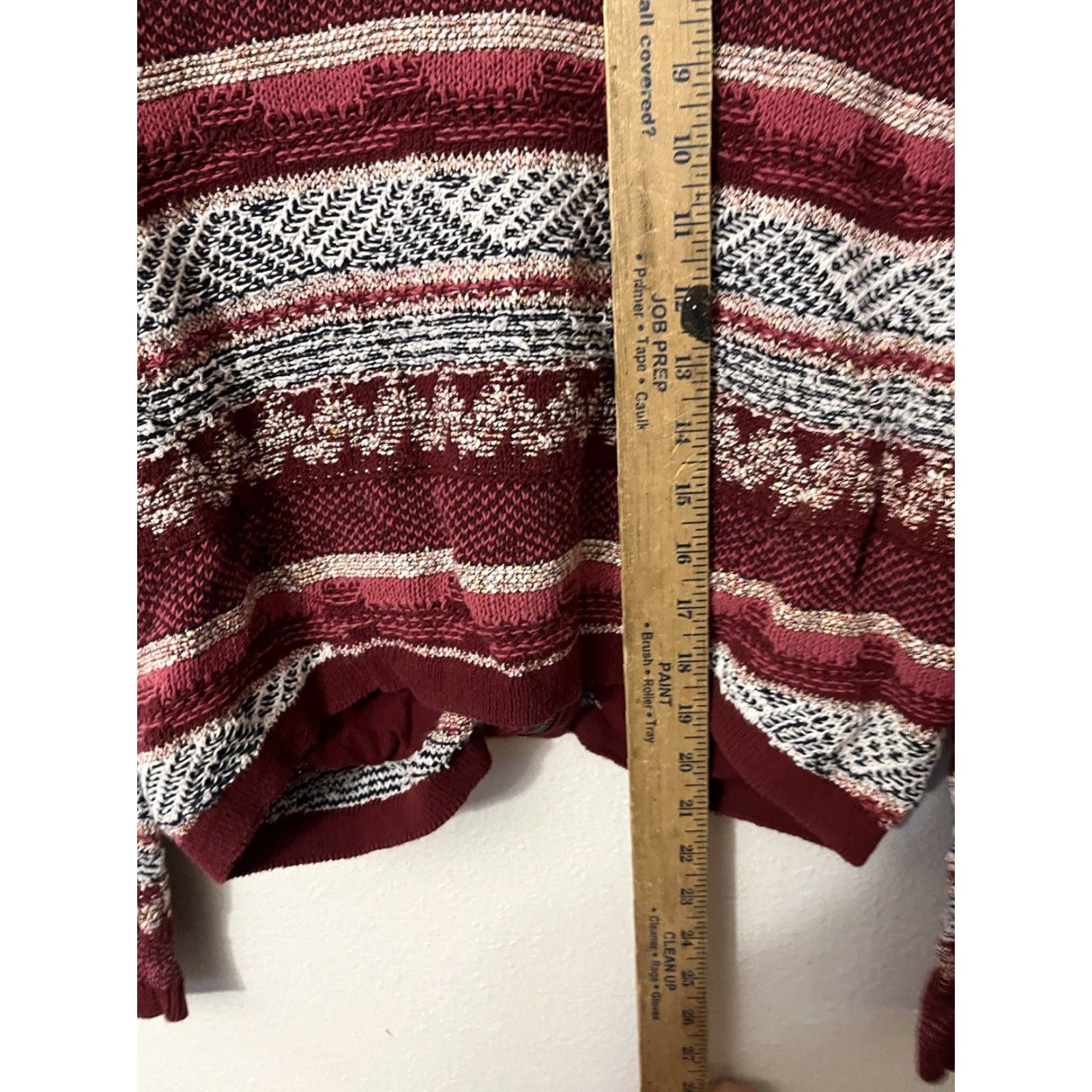 Ann Taylor LOFT Ann Taylor Full Zip Up Cardigan Sweater Red Womens Size Small Size S / US 4 / IT 40 - 4 Thumbnail