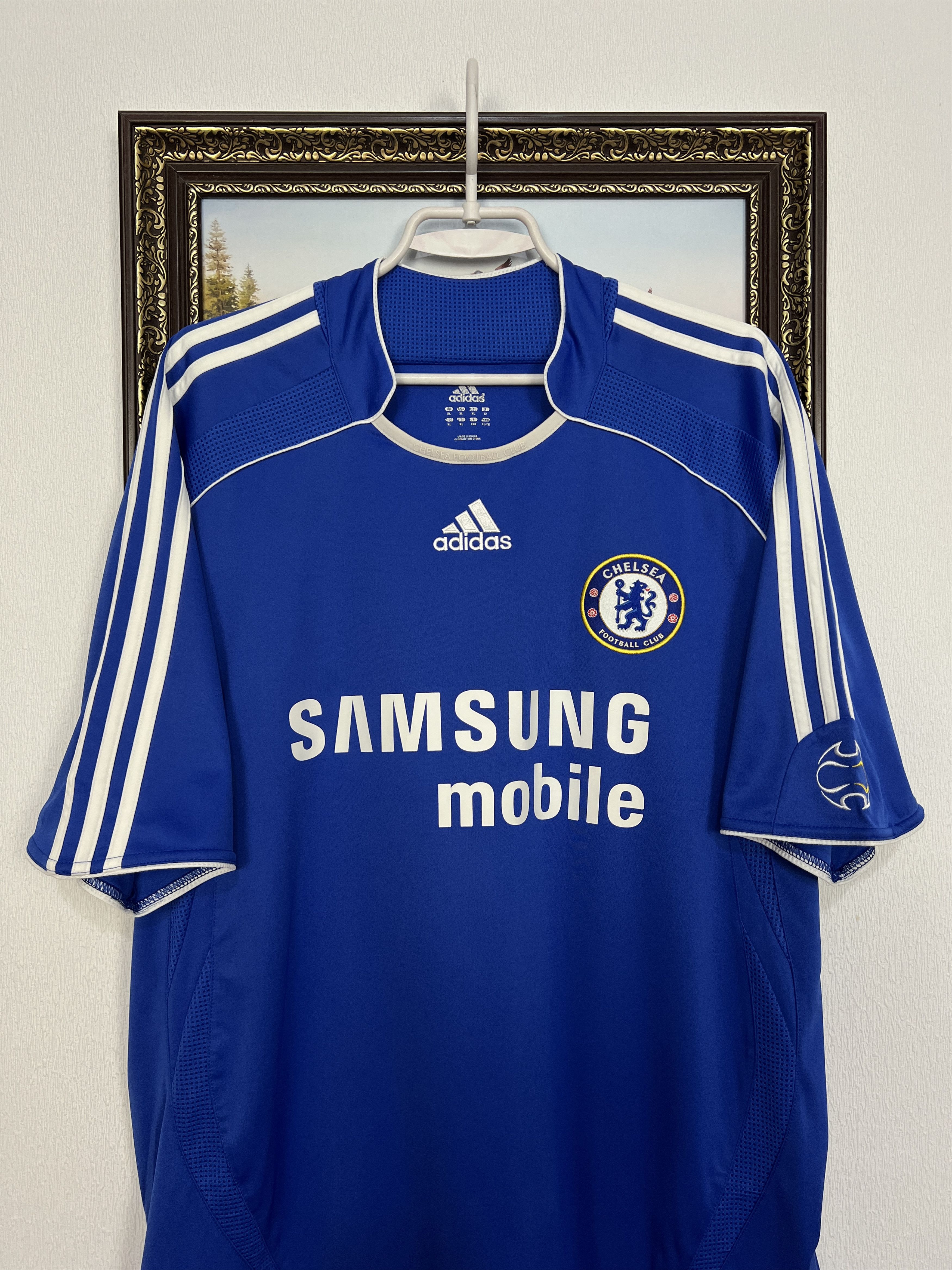 Adidas Chelsea Home football shirt 2006 Soccer Adidas Jersey Trikot Size US XL / EU 56 / 4 - 2 Thumbnail