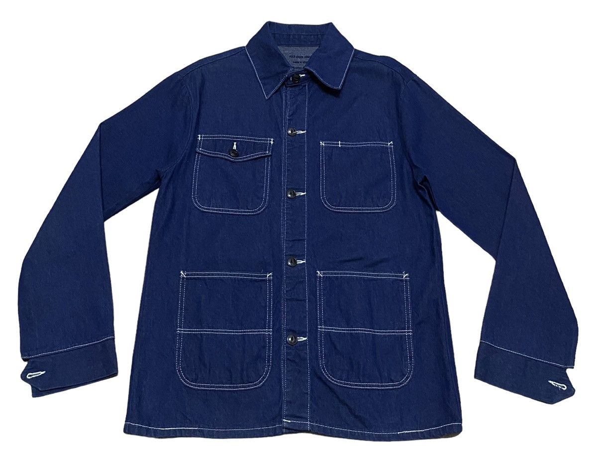 image of Denim Jacket x Made In USA Very Design Vintage Pike Made In Usa Chore Jacket 1990S in Denim (Size M