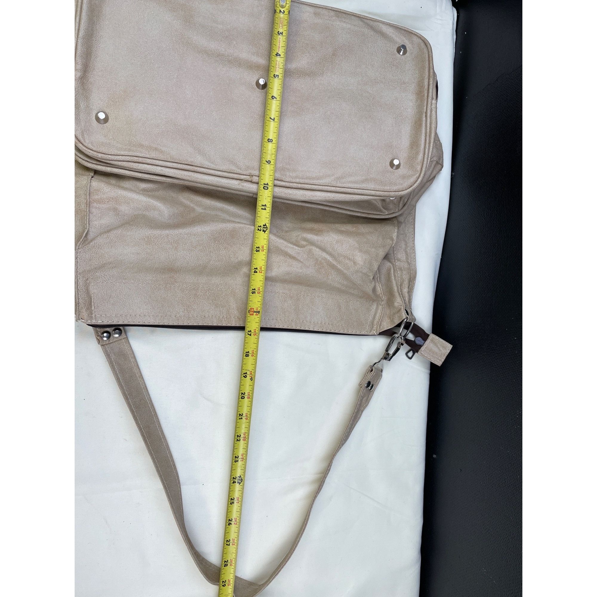 Other Nuccio Bentory Unisex Beige Travel Bag/Carry on bag SKU 5081 Size ONE SIZE - 15 Thumbnail