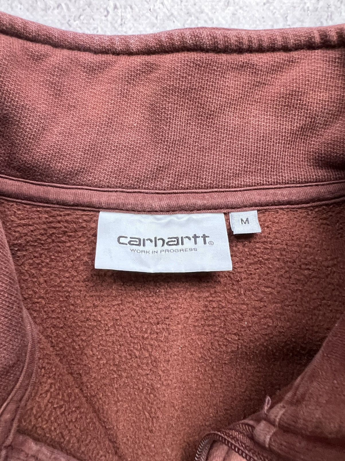 Carhartt × Vintage Y2K BOXY CARHARTT 1/3 zip sweatshirt HOODIE BIG LOGO Size US M / EU 48-50 / 2 - 5 Thumbnail