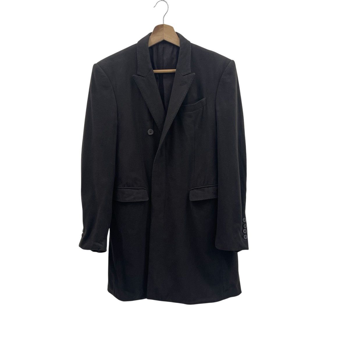 Lad Musician Vintage LAD MUSICIAN Asymmetric Wool Blazer Coat Size US S / EU 44-46 / 1 - 3 Thumbnail