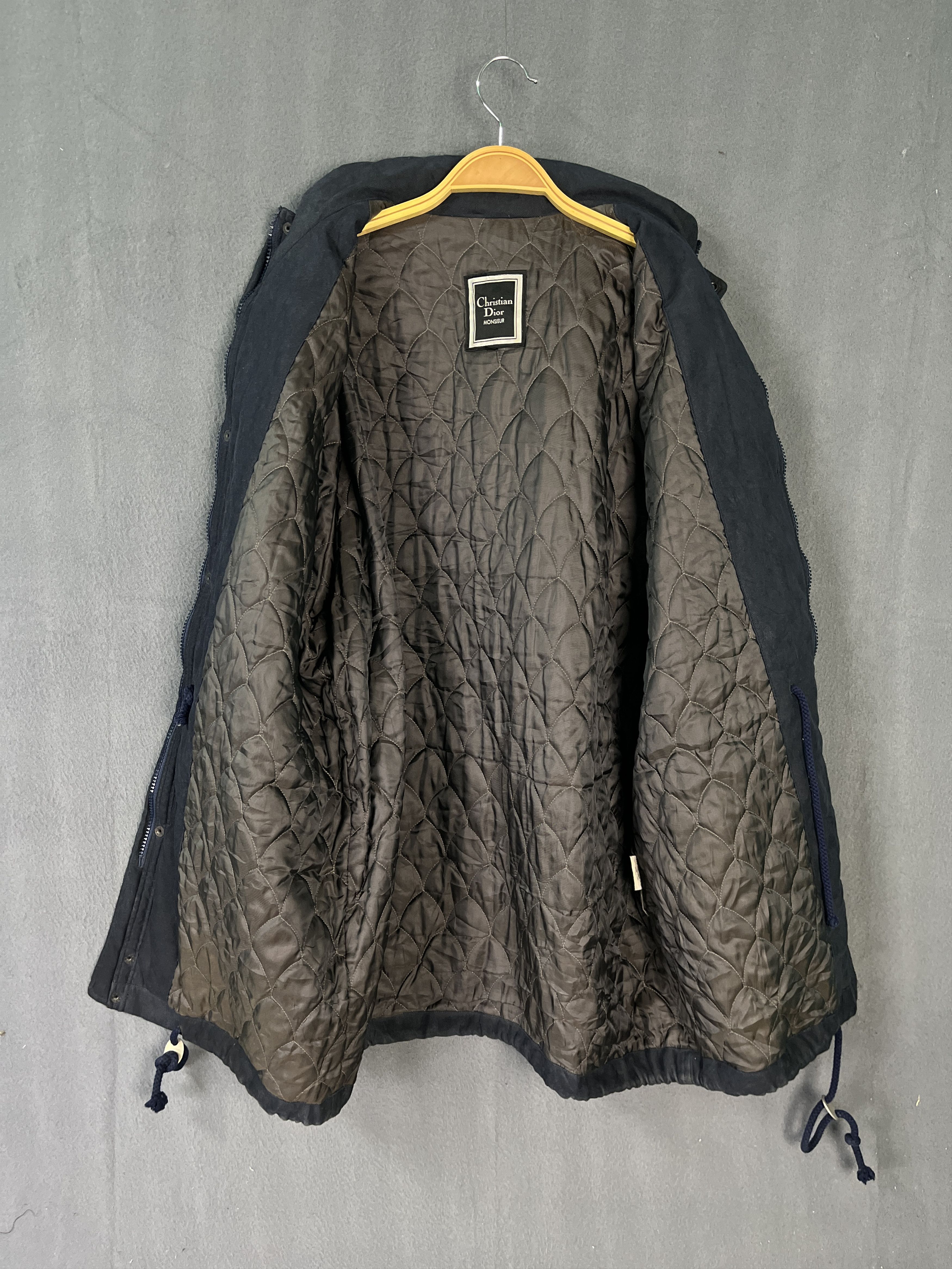 Christian Dior Monsieur Christian Dior Monsieur Hooded Baggy Jacket Quilted Lined Size US M / EU 48-50 / 2 - 10 Thumbnail
