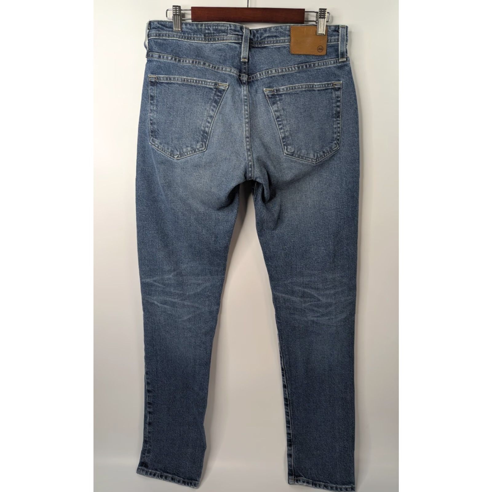 Vintage AG Adriano Goldschmied Jeans Mens 32x33 The Tellis Modern Slim Denim 360 Stretch Size US 32 / EU 48 - 5 Thumbnail