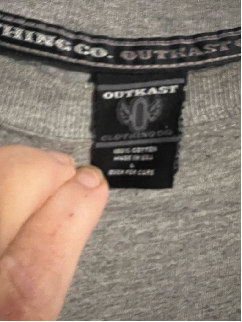 Outkast Men's Outkast Grey Silver Graphic Short Sleeve TShirt Size L Size US L / EU 52-54 / 3 - 4 Thumbnail