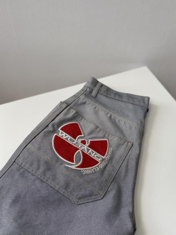 Wu-Tang Clan Wu Wear jeans shorts, baggy vintage Wu-Tang Clan 90s size 32 Size US 32 / EU 48 - 2 Thumbnail