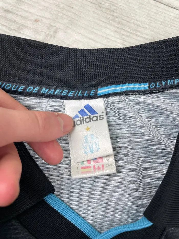 Adidas Adidas Olympique Marseille 1999 2000 Third Shirt Jersey Size US XL / EU 56 / 4 - 11 Thumbnail