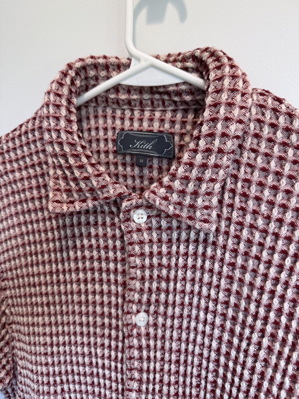Kith Kith Geometric Diamond SS Boxy Collared Overshirt Bitters M Size US M / EU 48-50 / 2 - 5 Thumbnail