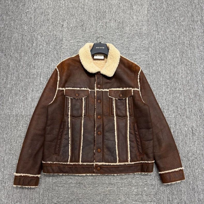 SLP Shearling Lined Jacket Brown