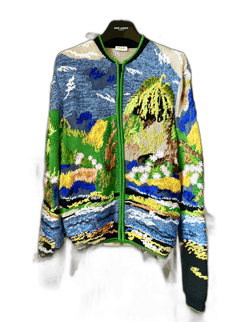 Saint Laurent Paris saint laurent 21ss knit jacket Size US XS / EU 42 / 0 - 1 Thumbnail
