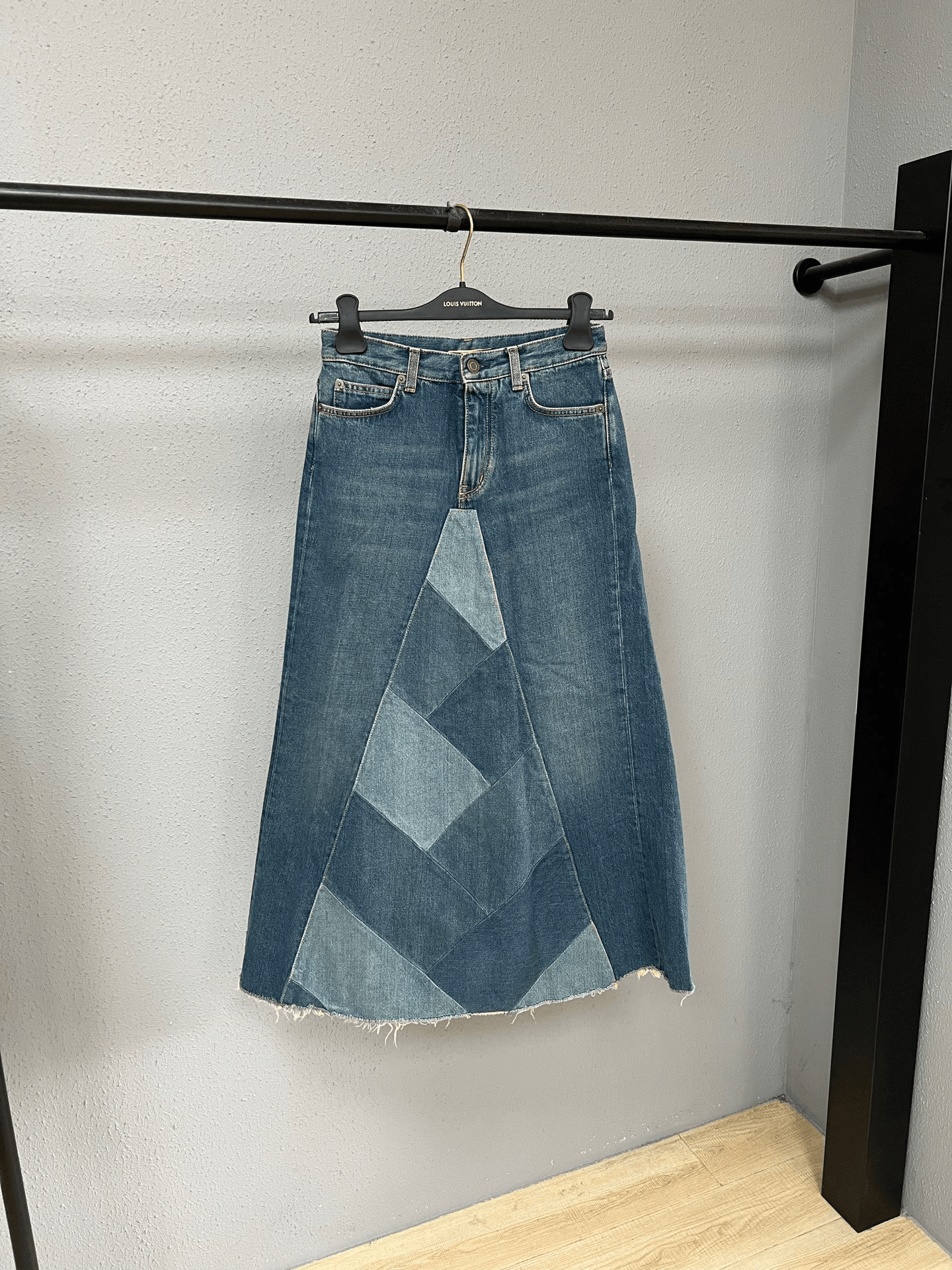 Saint Laurent Paris Saint Laurent Paris Denim Skirt 26 Women Size 26" / US 2 / IT 38 - 1 Thumbnail