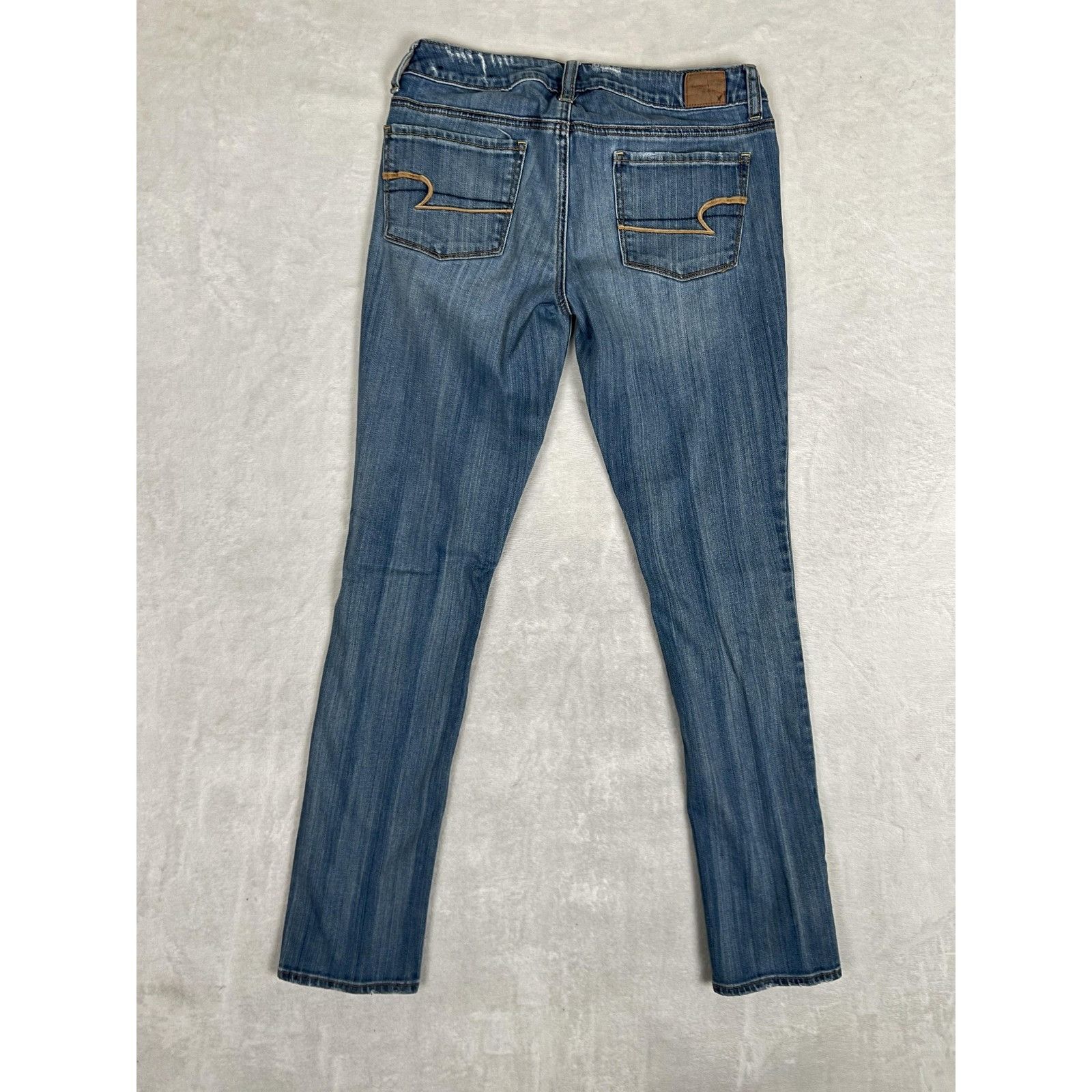 American Eagle Outfitters American Eagle Jeans Women's 6 Medium Wash Low Rise Skinny D Size 28" / US 6 / IT 42 - 10 Thumbnail