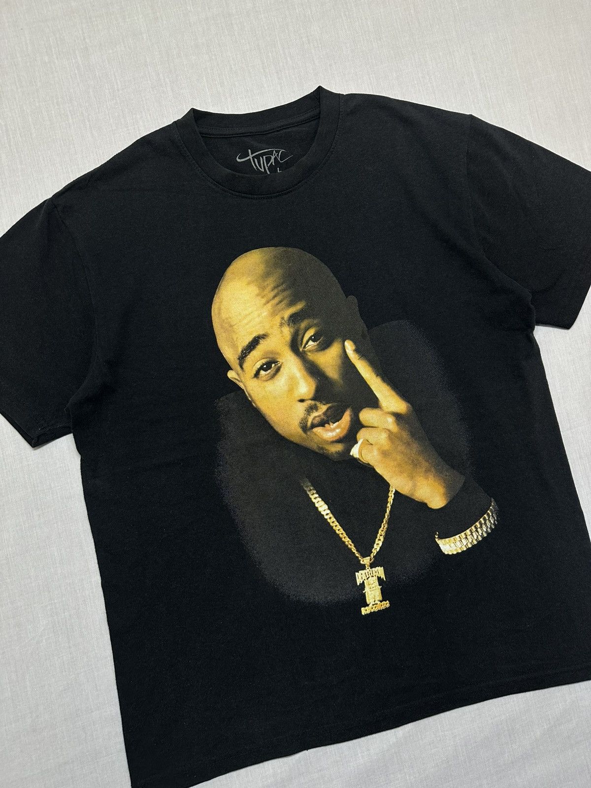 Vintage Y2k t-shirt of rapper Tupac Shakur. Size US L / EU 52-54 / 3 - 2 Thumbnail