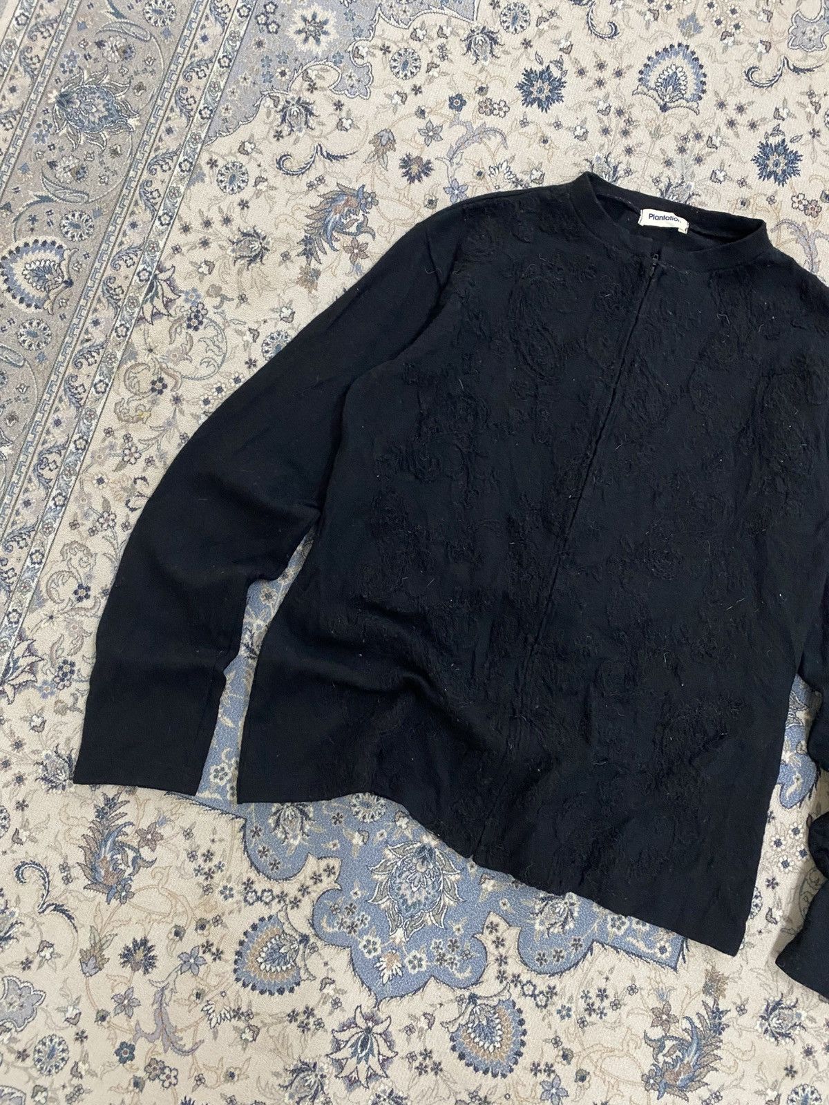 Issey Miyake VINTAGE MOHAIR WOOL PLANTATION BY ISSEY MIYAKE ZIPPER JACKET Size M / US 6-8 / IT 42-44 - 4 Thumbnail