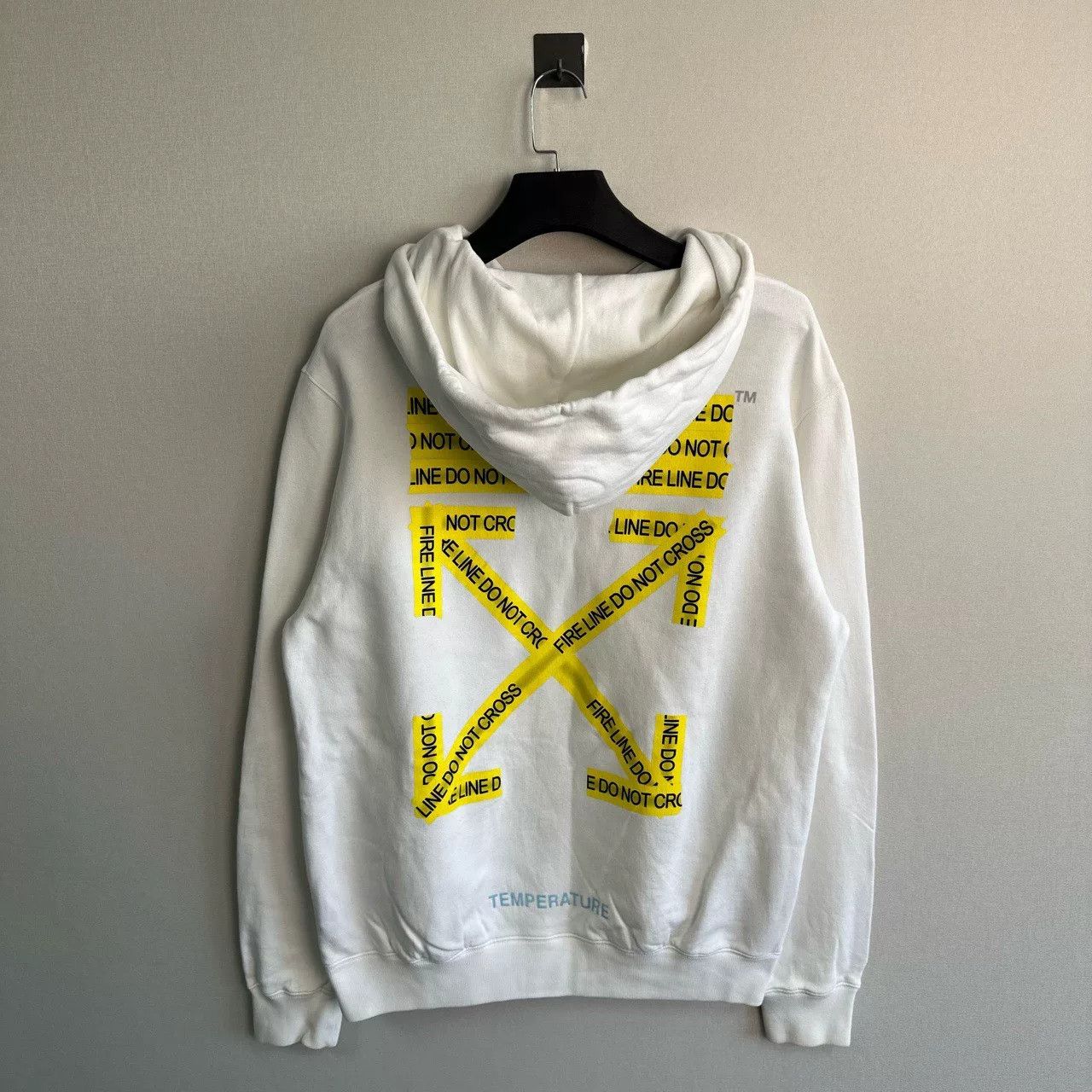 Off-White off white caution tape hooded sweatshirt Size M / US 6-8 / IT 42-44 - 1 Thumbnail