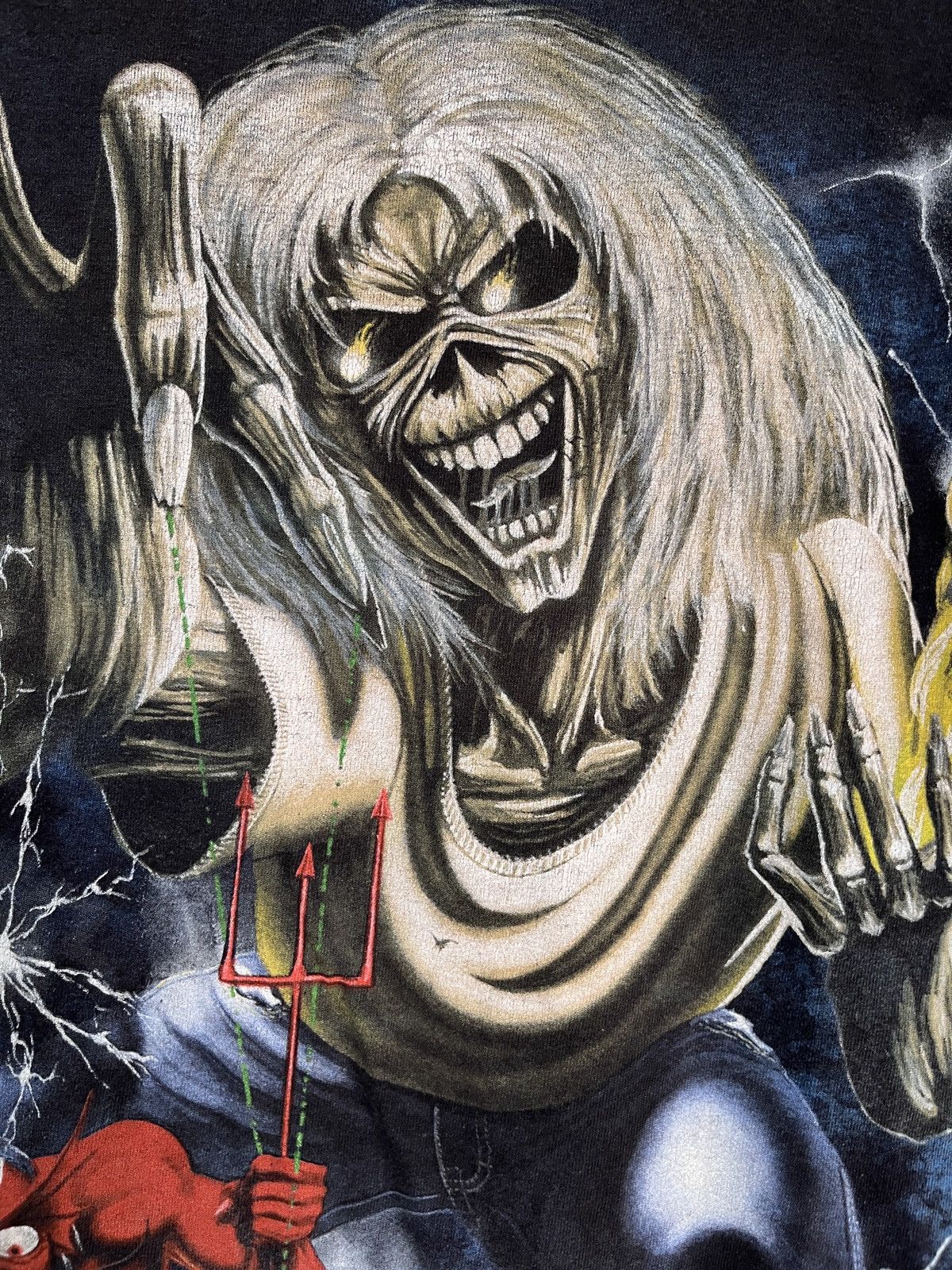 Band Tees Iron maiden The number of the beast Allover shirt Size US L / EU 52-54 / 3 - 4 Thumbnail