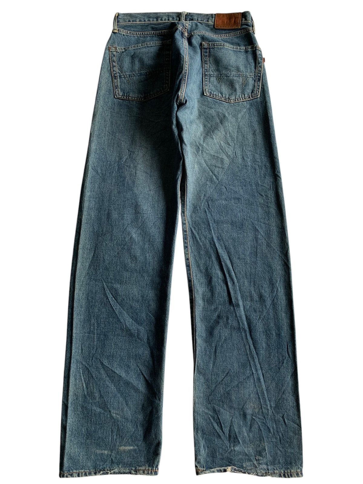 Edwin × If Six Was Nine × Kapital VINTAGE EDWIN 505X SELVEDGE BAGGY RUSTY DISTRESSED DENIM Size US 31 - 4 Thumbnail