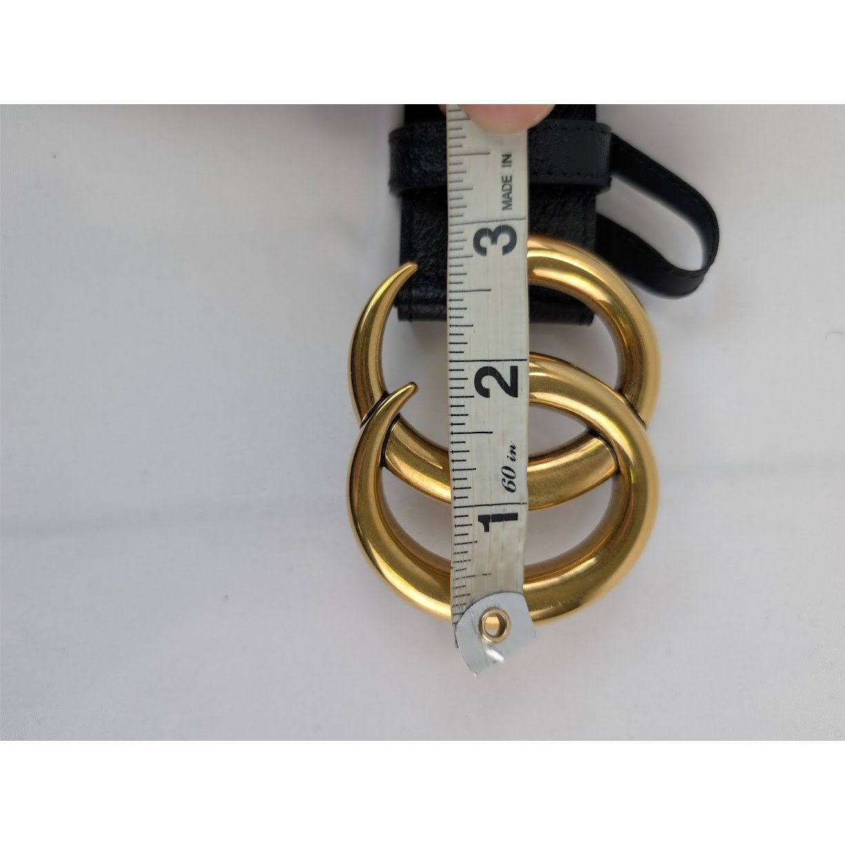 Adidas × Gucci o1rshd1 Size: 75 / M Belt W.40 GG Mar in Black Size 30 - 11 Thumbnail